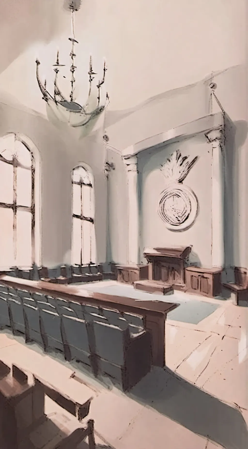 ai character: MHA goes to court? background