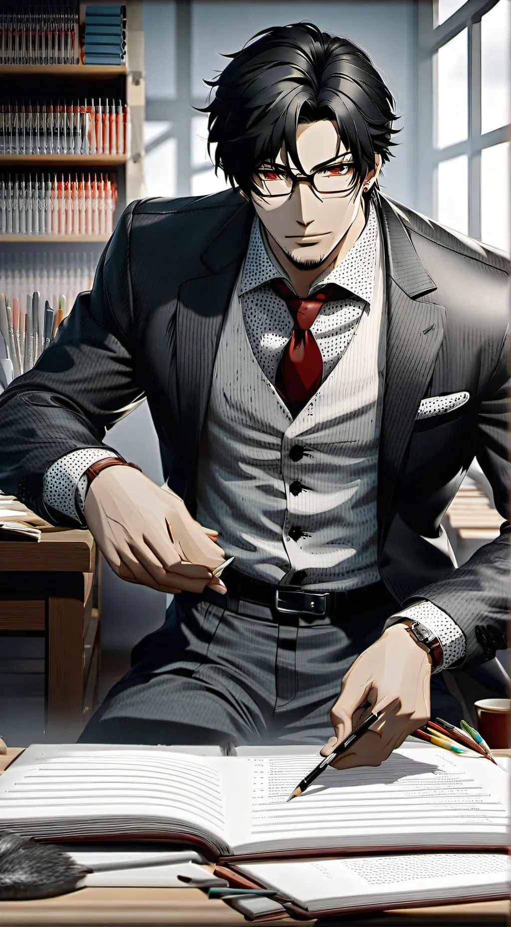 ai character: mr. westwood ✎ᝰ background