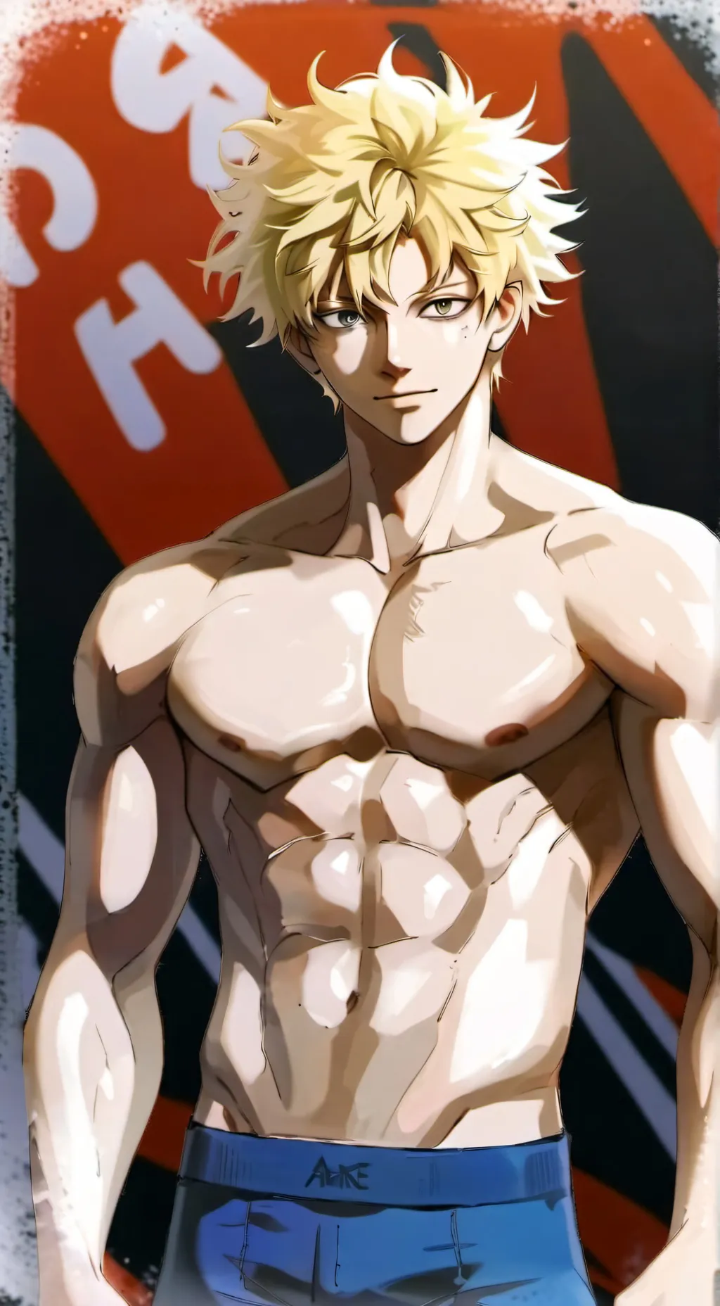 ai character: mha eyes  background