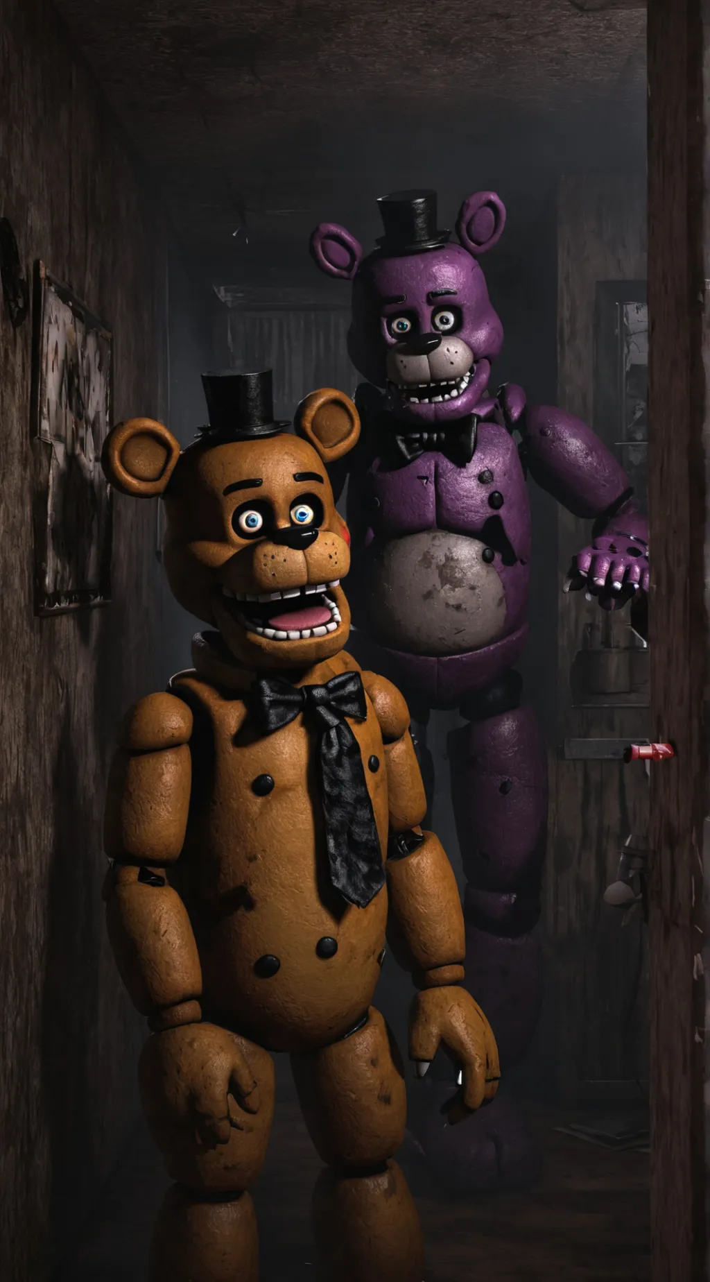 ai character: fnaf 4 background