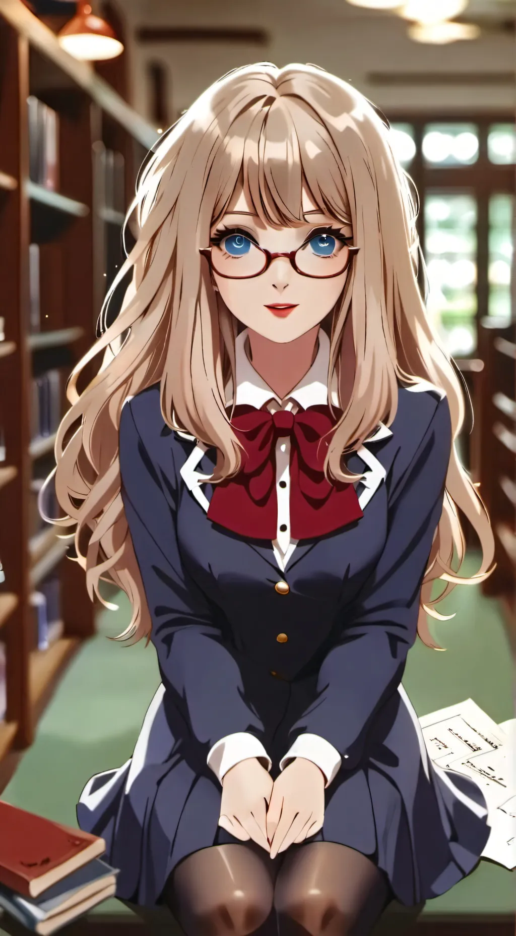 ai character: Tina background