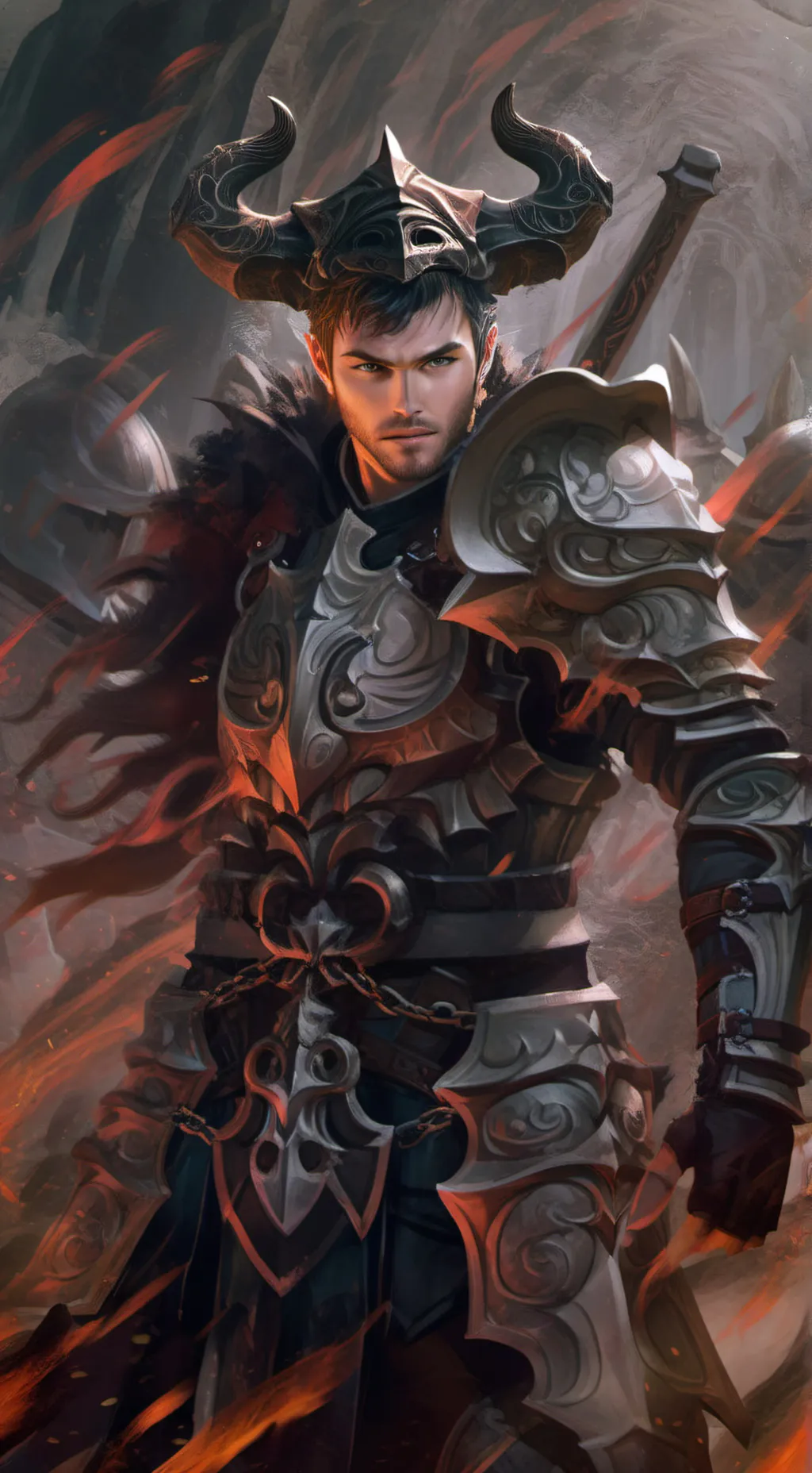 ai character: Нуиг background