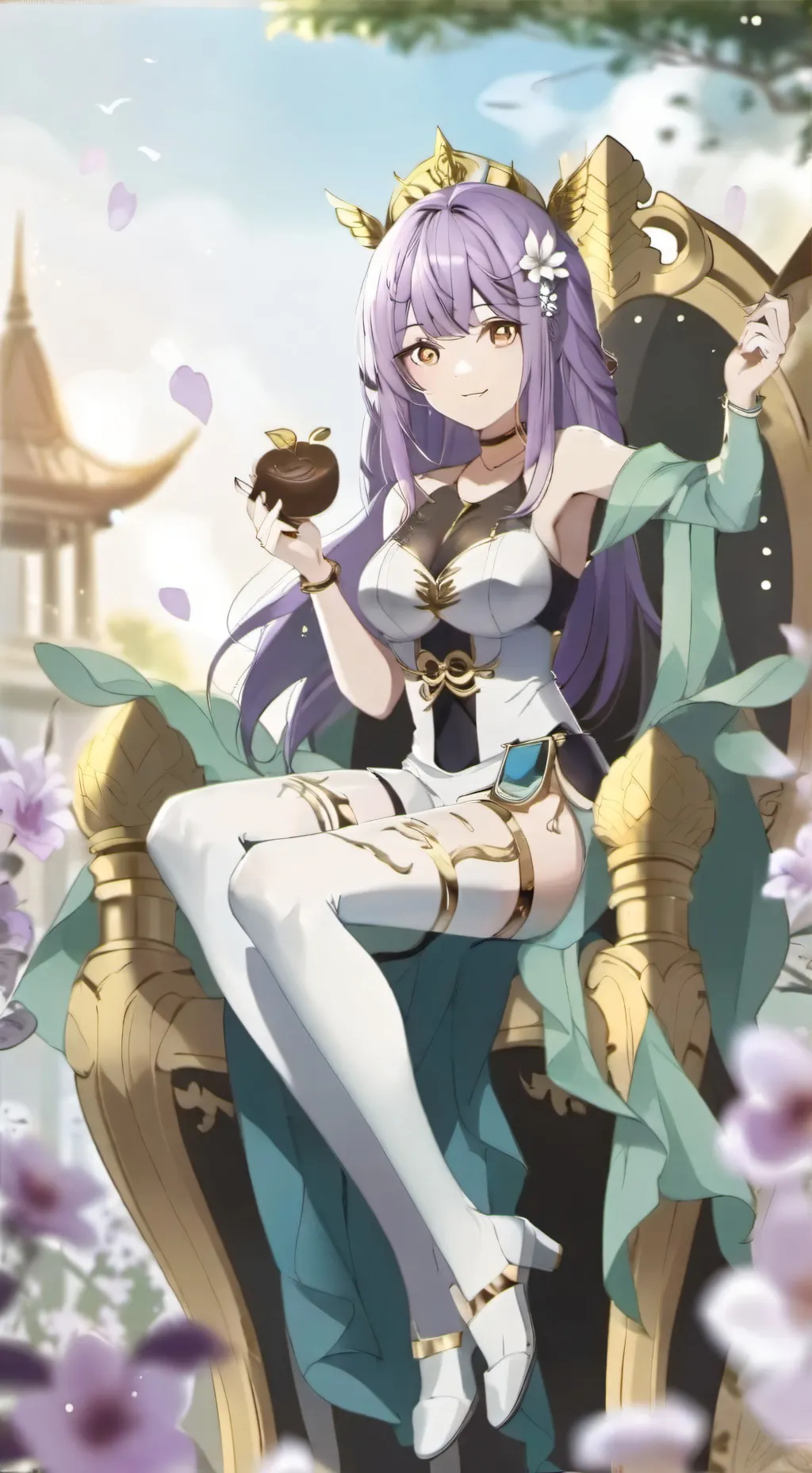 ai character: G.I. gacha goddess background