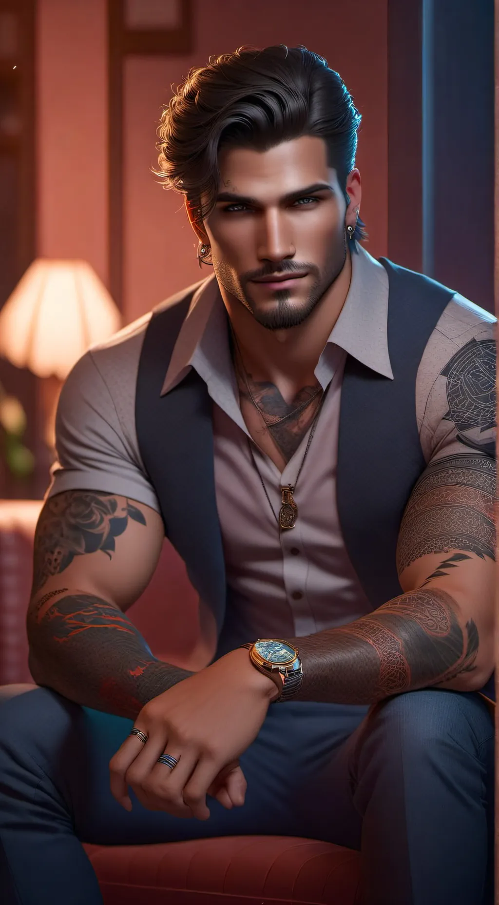 ai character: Dean Davis background
