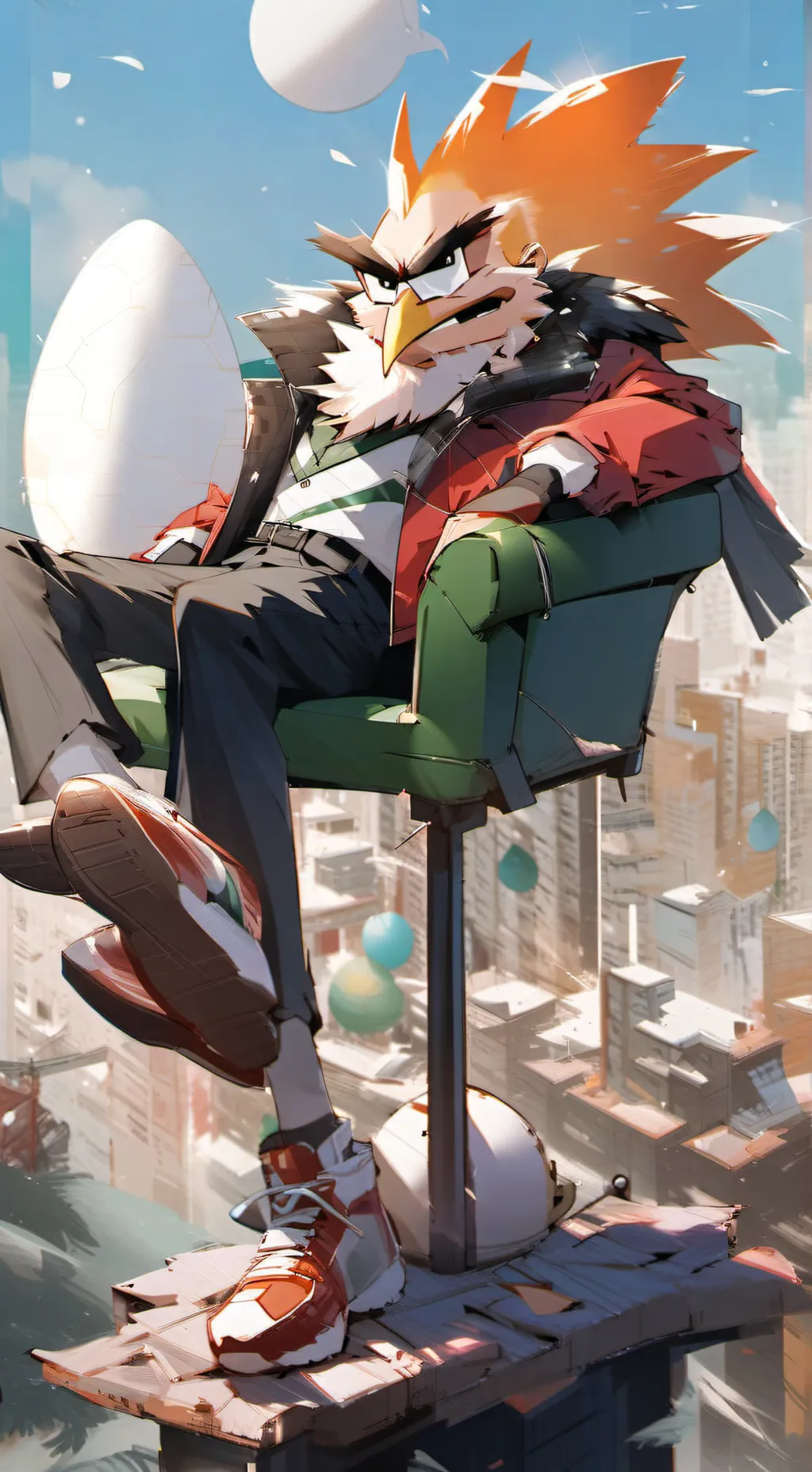 ai character: Sonic and the gang background