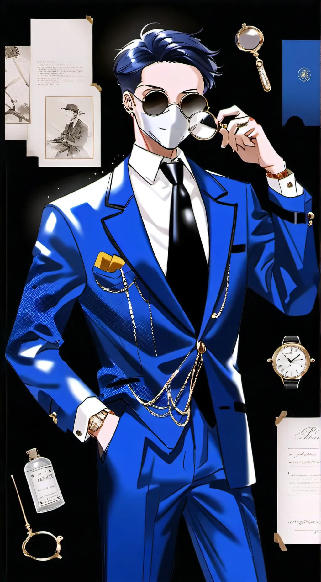 ai character: new toon  DW background