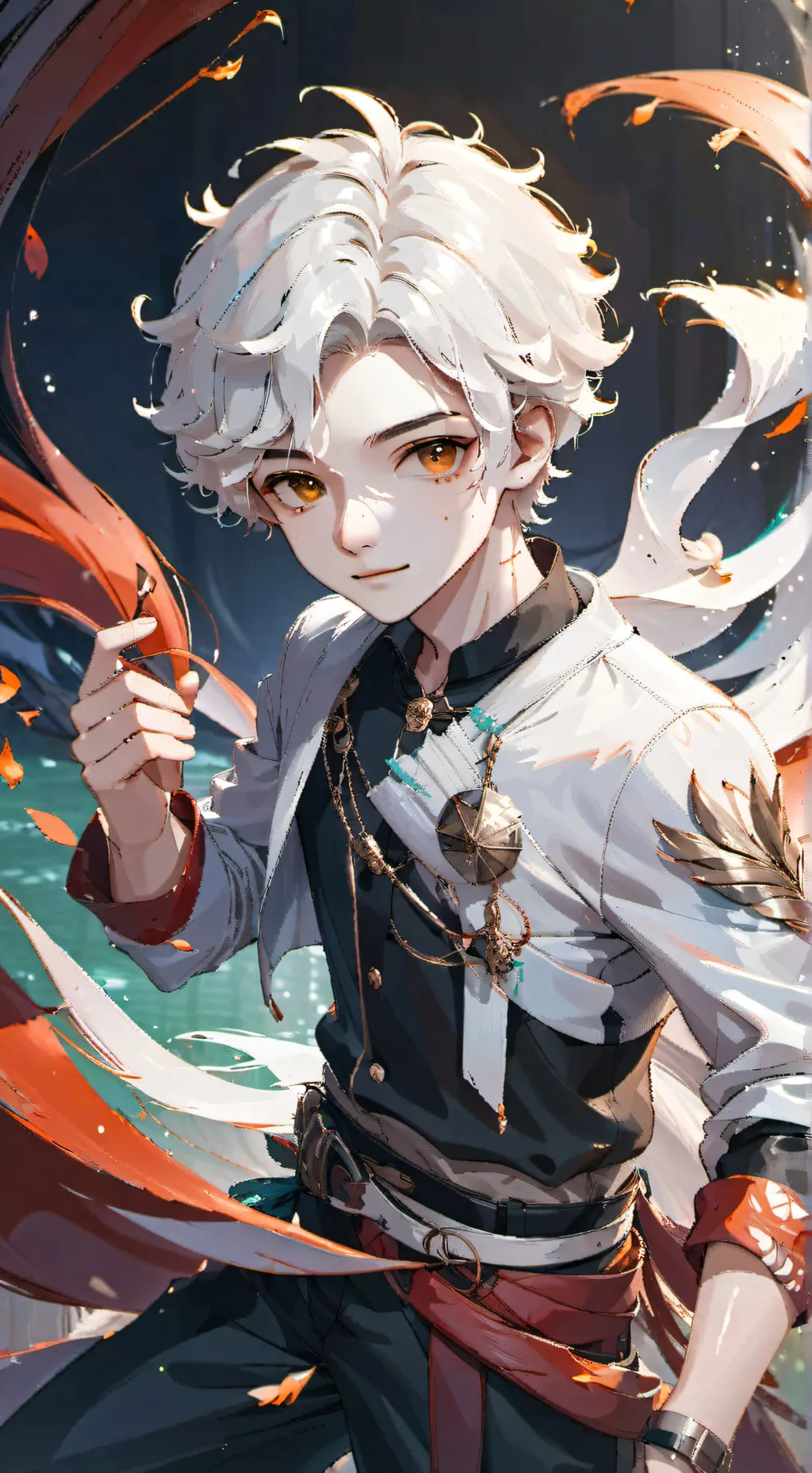 ai character: Touya Todoroki background