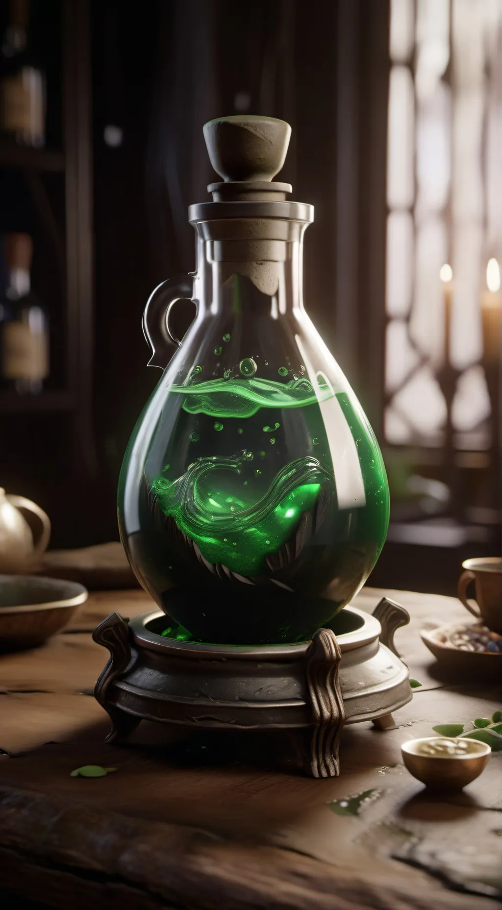 ai character: Skunk potion  background