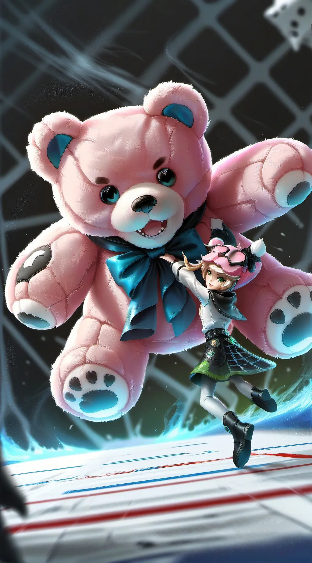 ai character: Pinky background