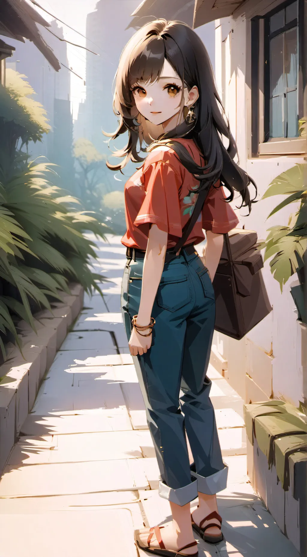 ai character: momo background