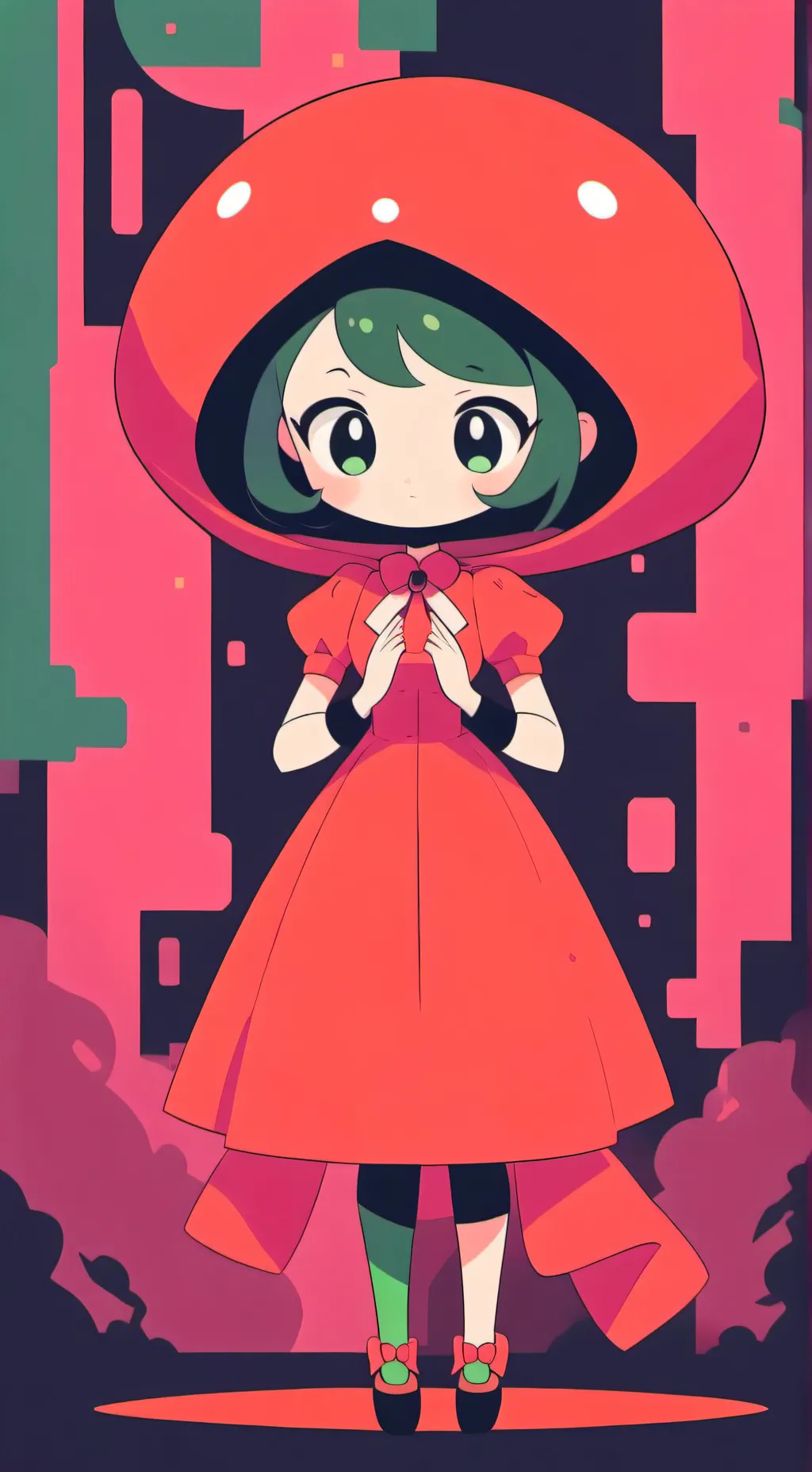 ai character: vee background