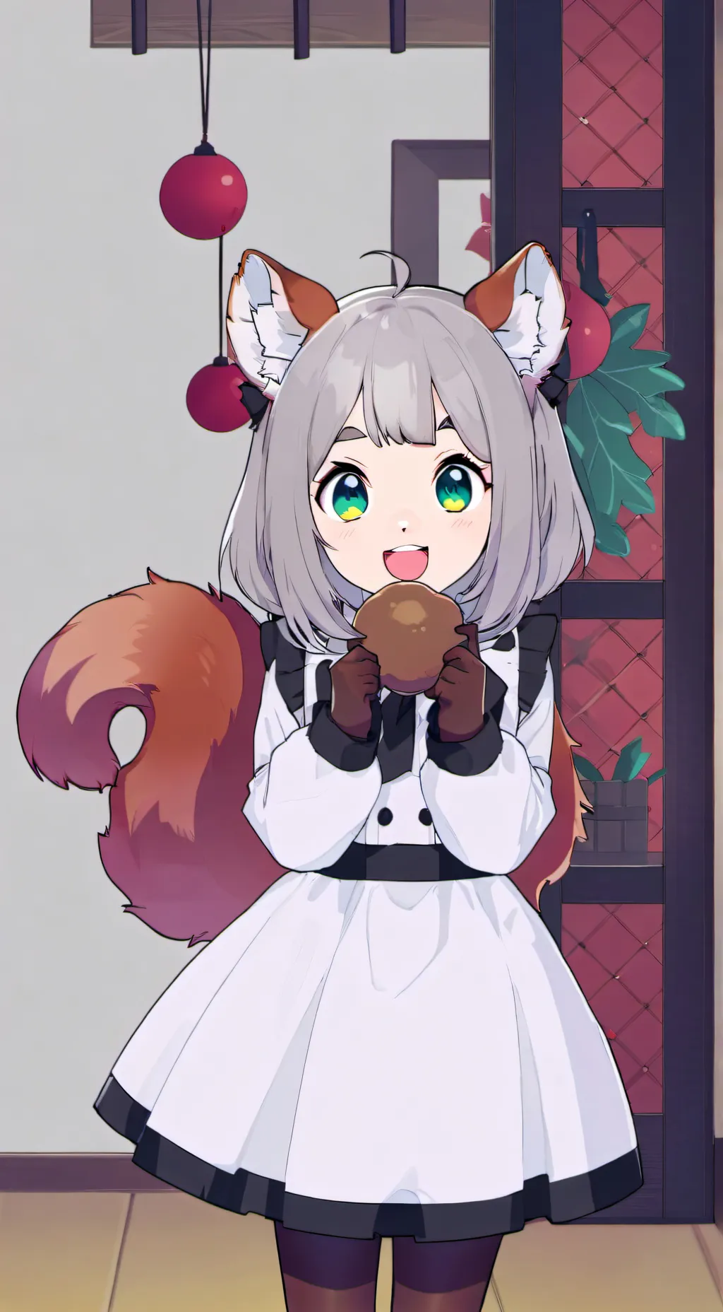 ai character: Rusty Squirrel Furry background