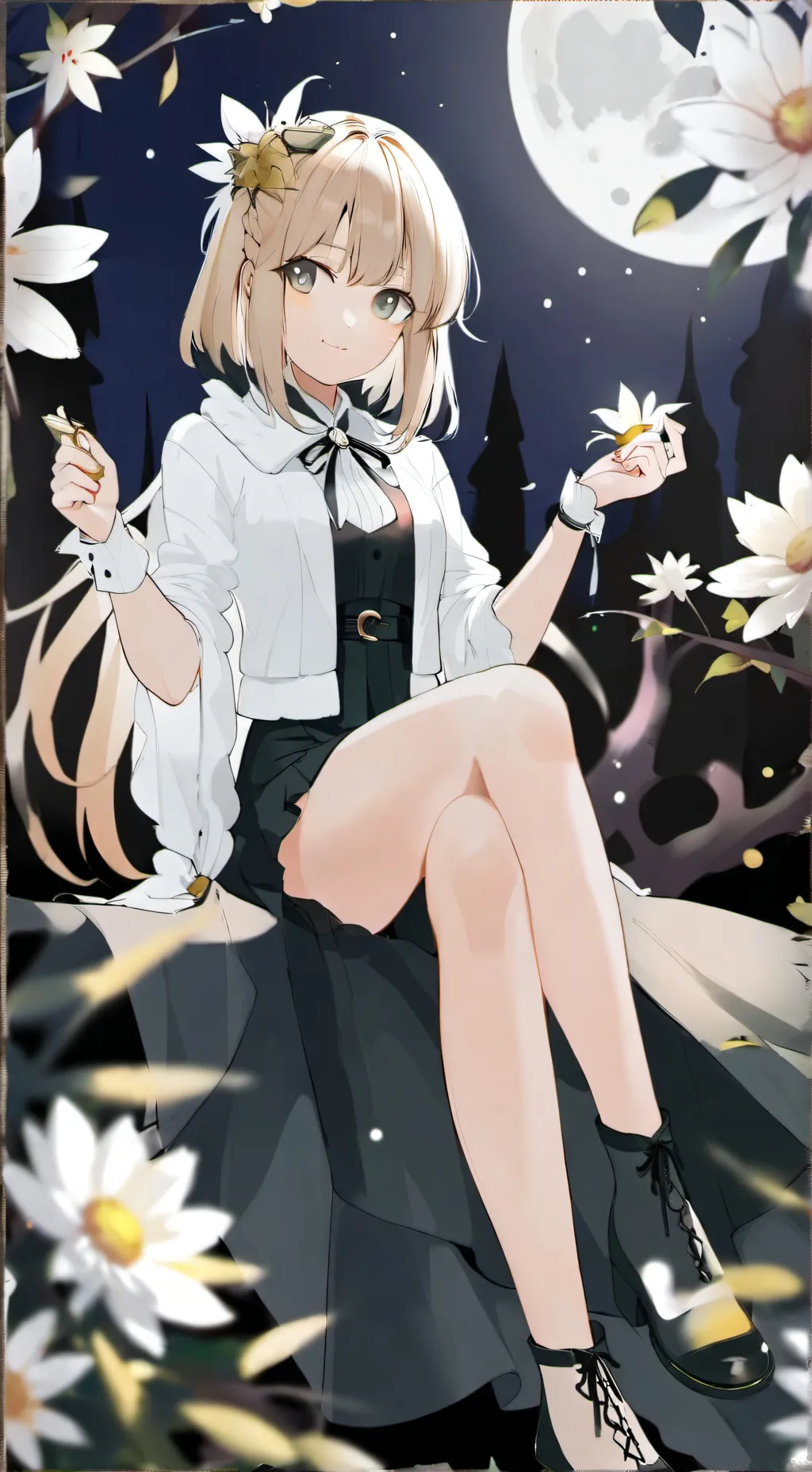 ai character: Лора  background