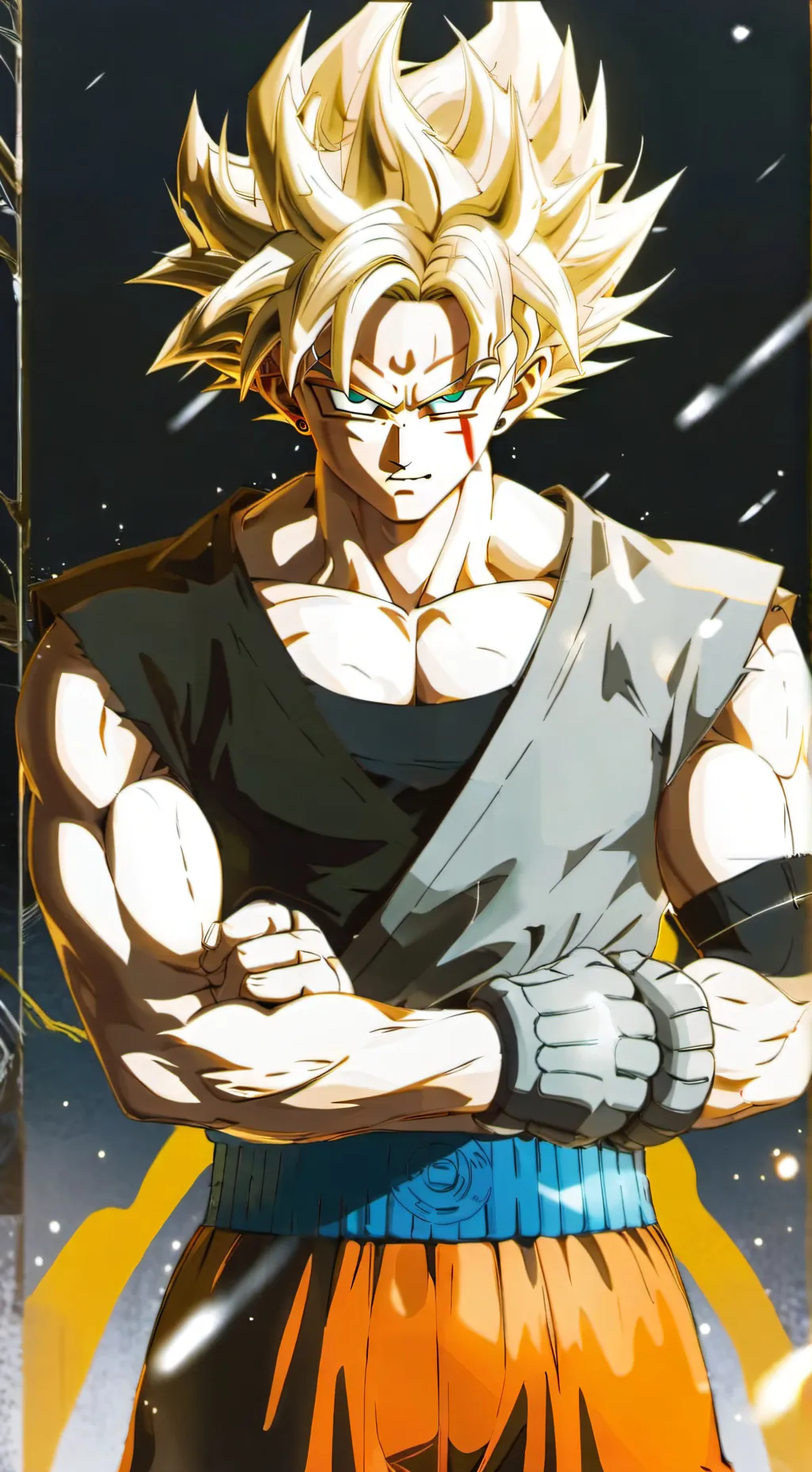 ai character: Goku  background