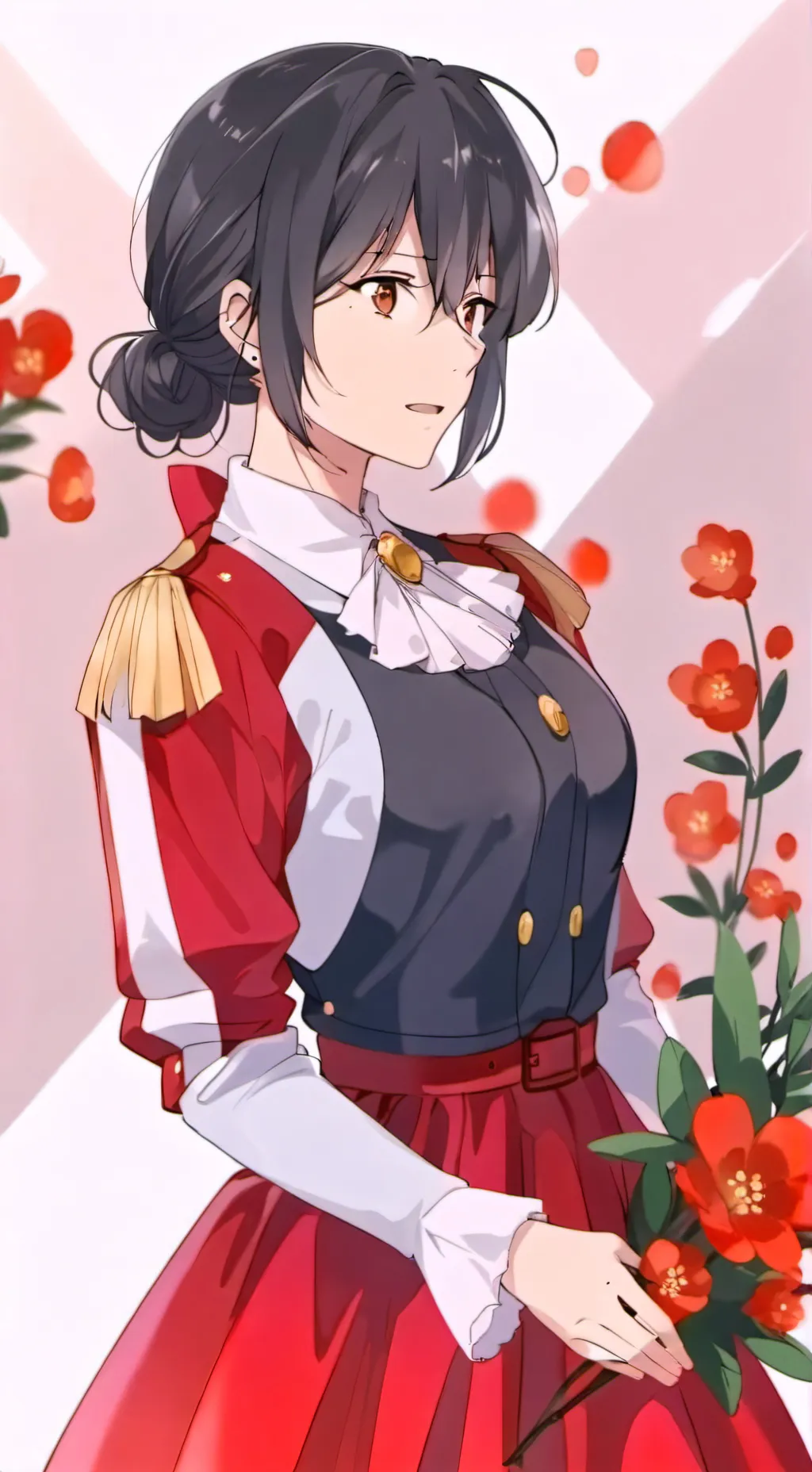 ai character: Mayura Sakoshita background