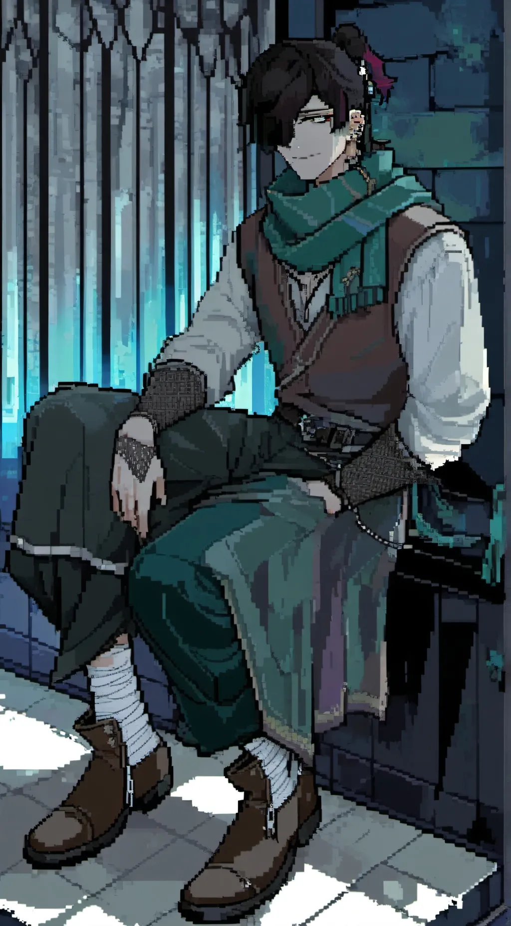 ai character: cloud(B.O.M.B.E.R) background