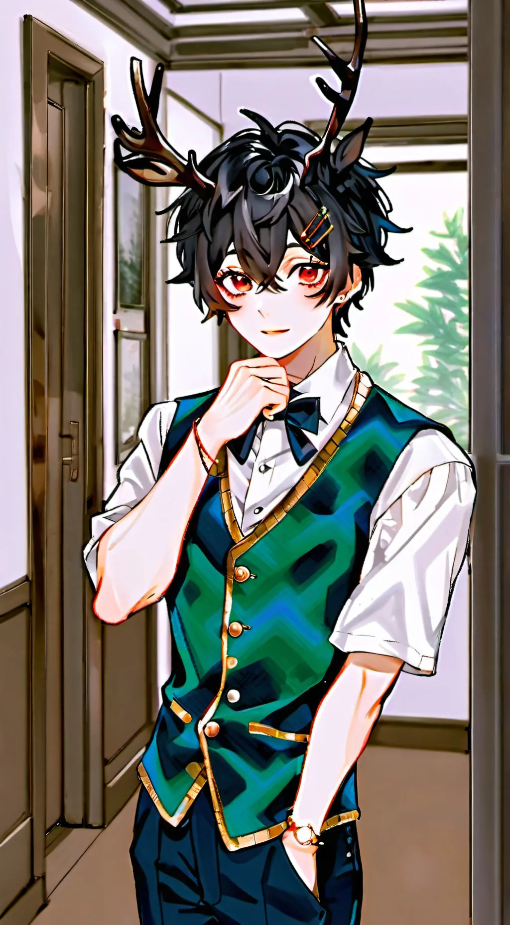 ai character: Deer Cameron background