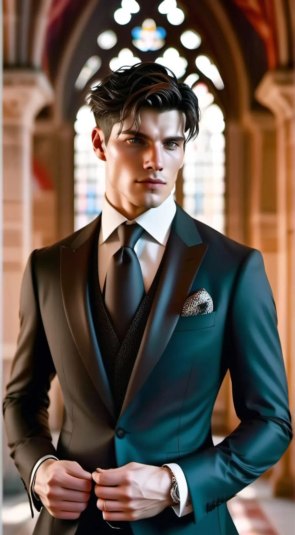 ai character: Sebastián Linton background