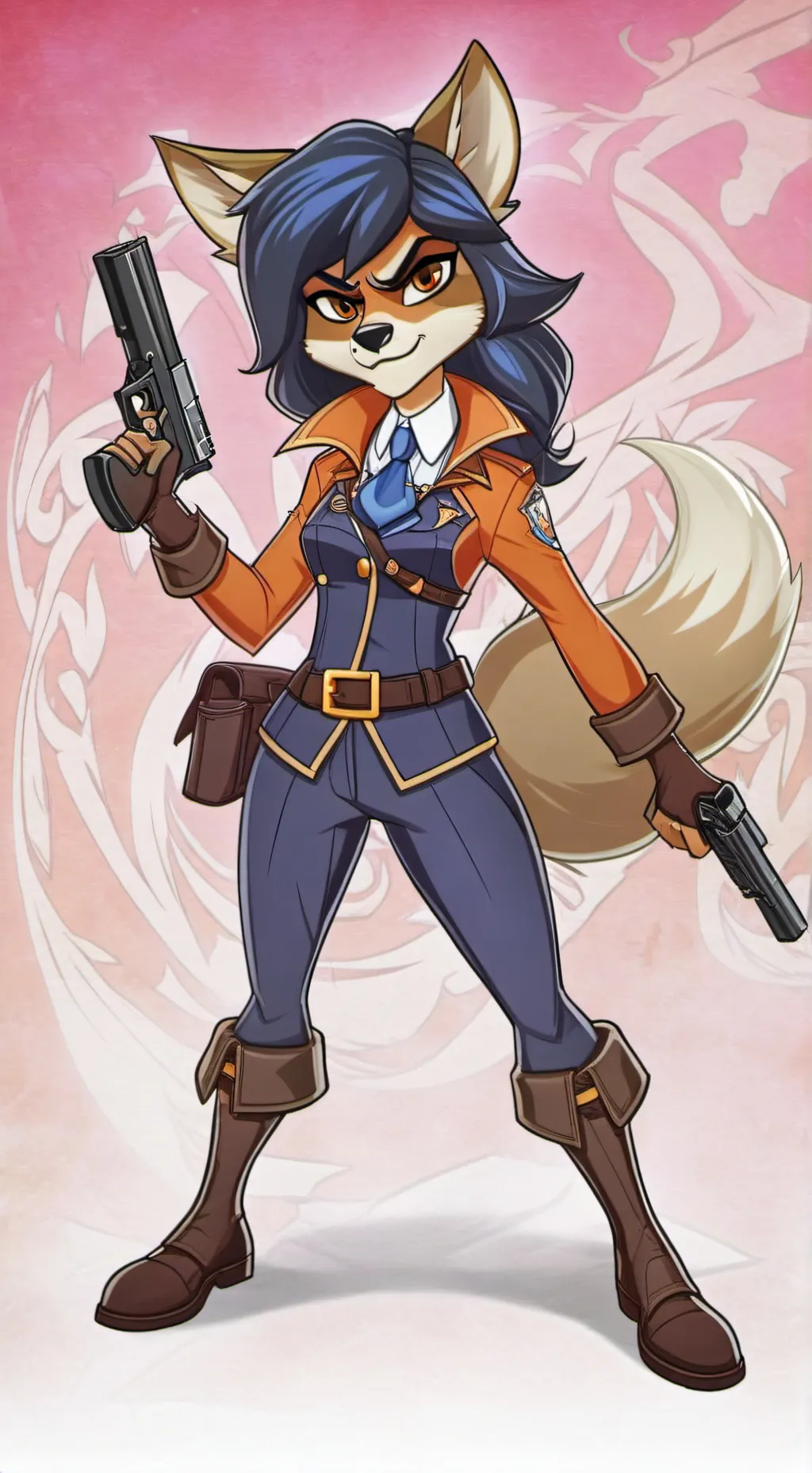 ai character: Carmelita Fox background