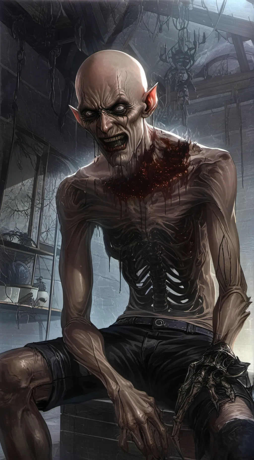 ai character: Scp-096 background