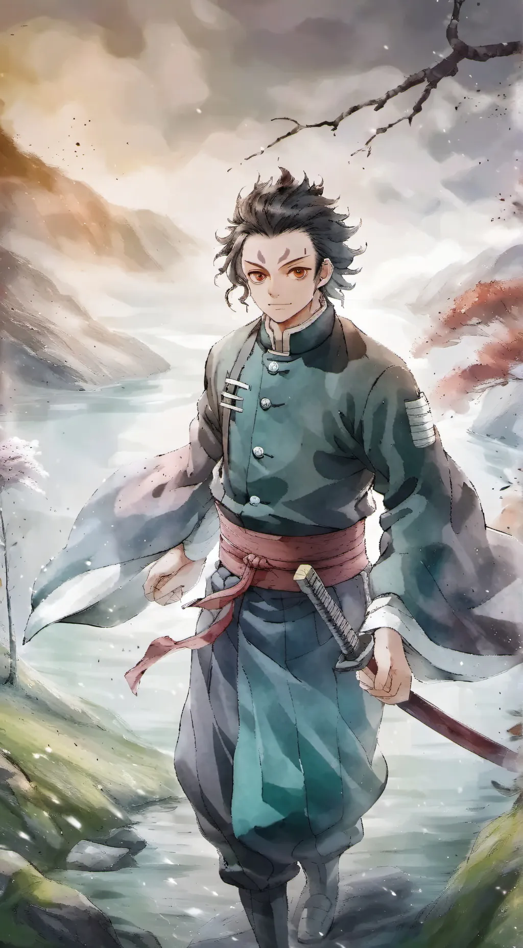 ai character: Death  background