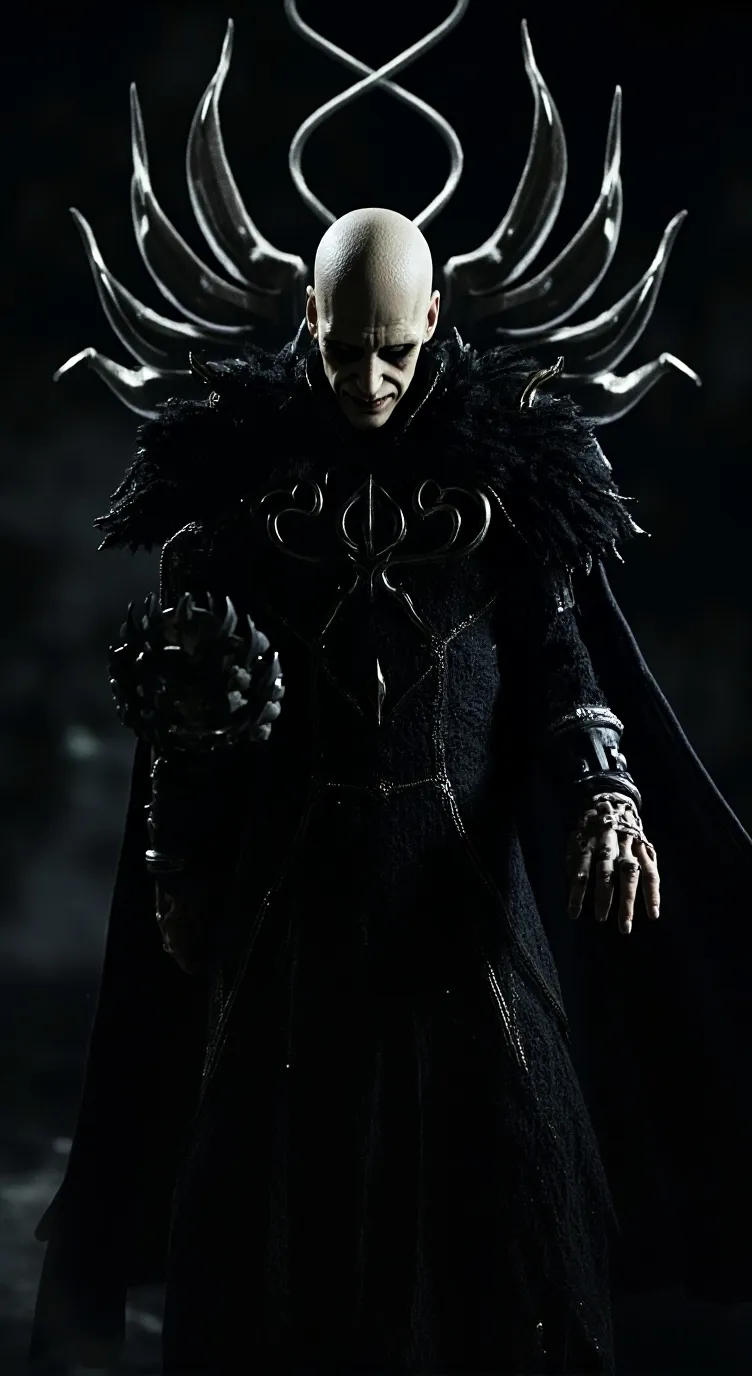 ai character: Somolon Dark background