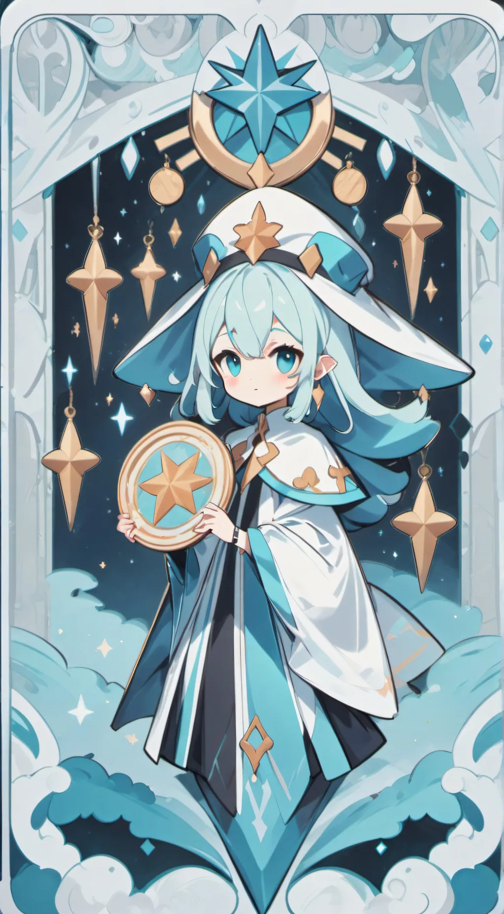 ai character: 【<Mystic Flour>】 background