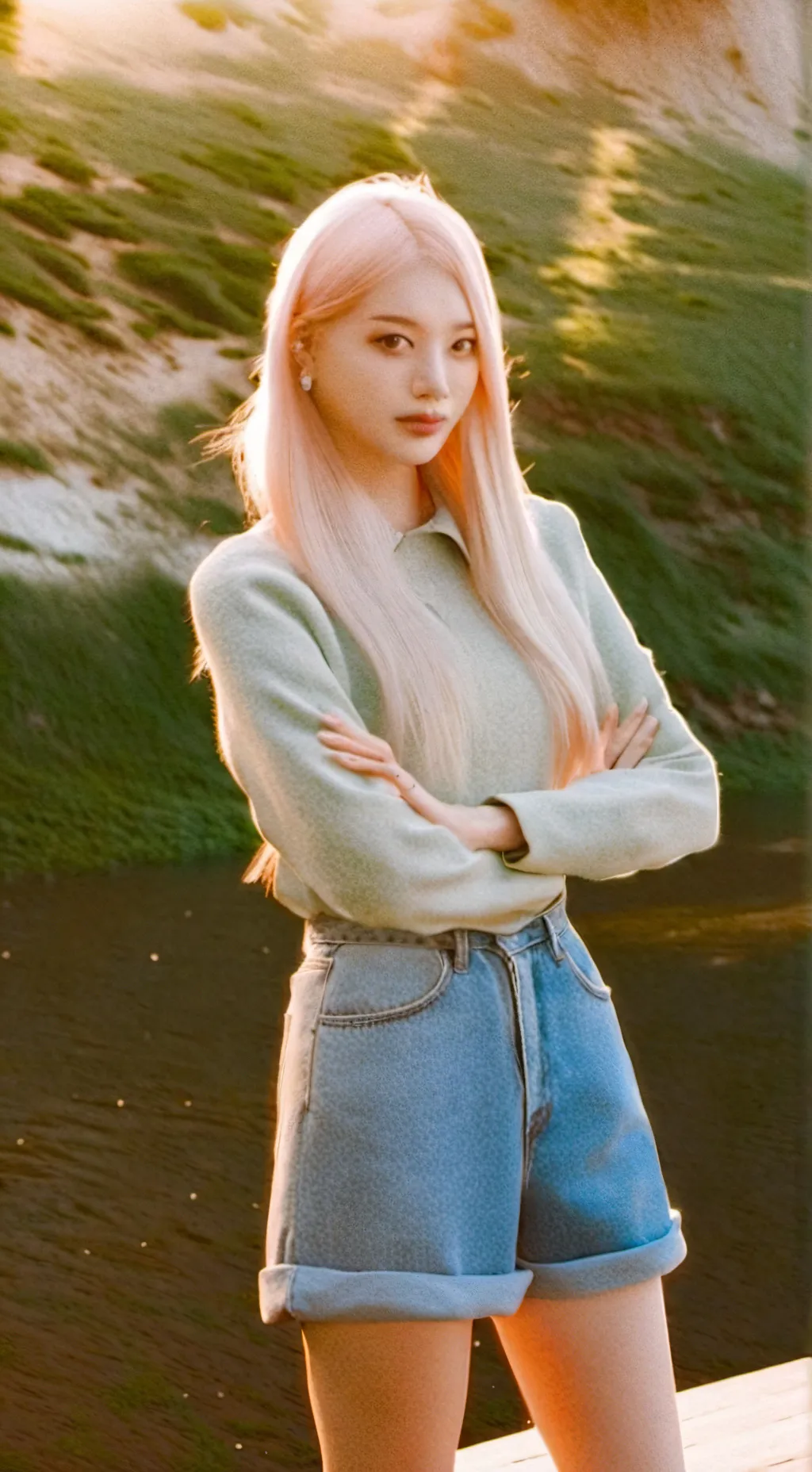 ai character: Rosé  background