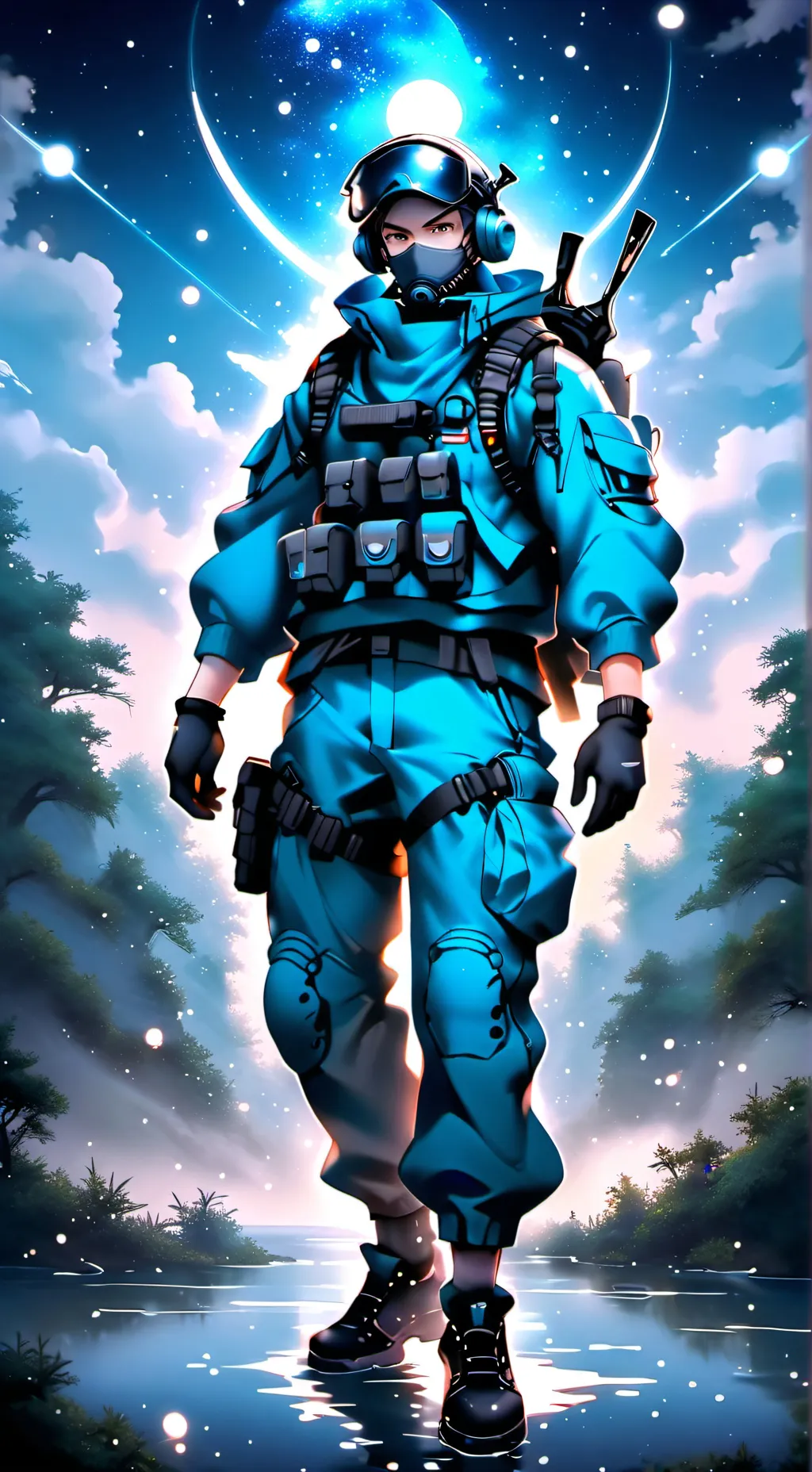 ai character: us soldiers background