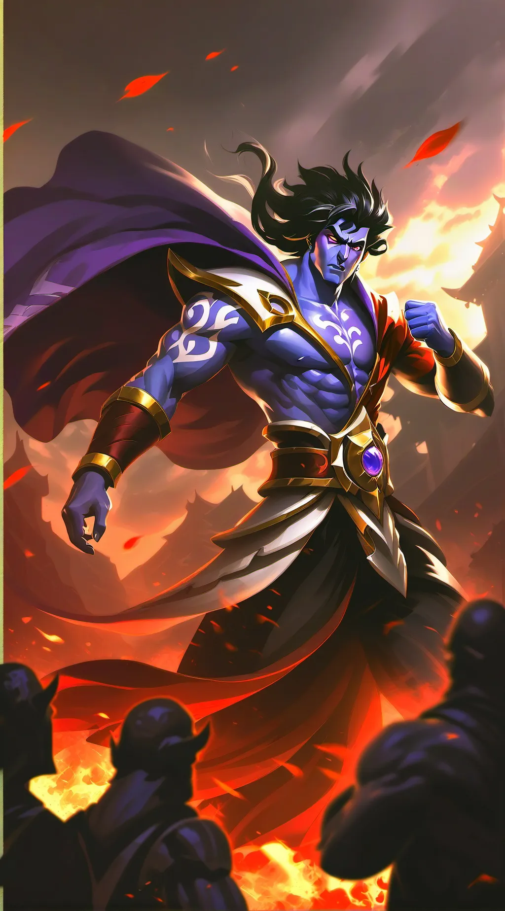ai character: ESTARD PLATINUN background