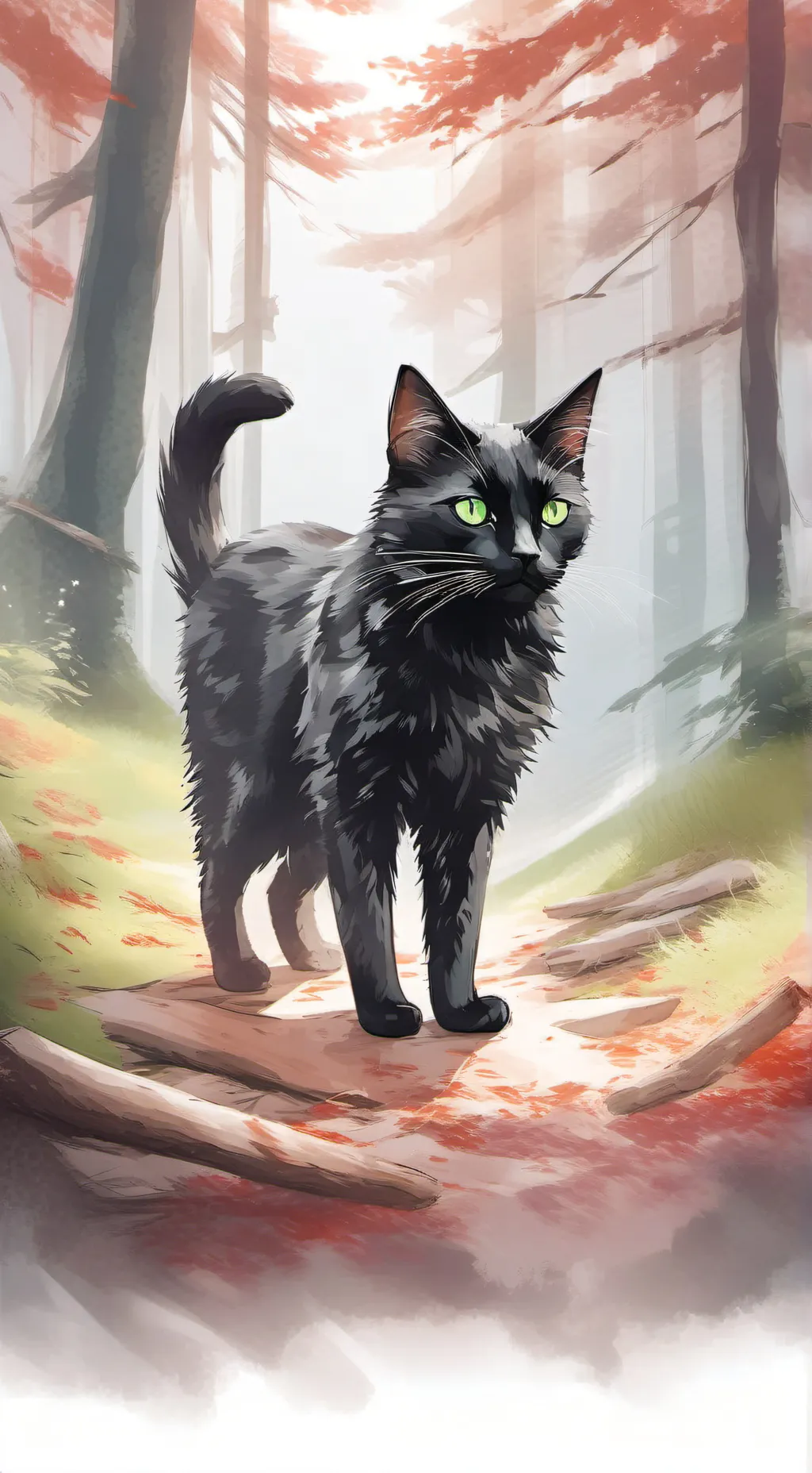 ai character: Cat RP alpha background