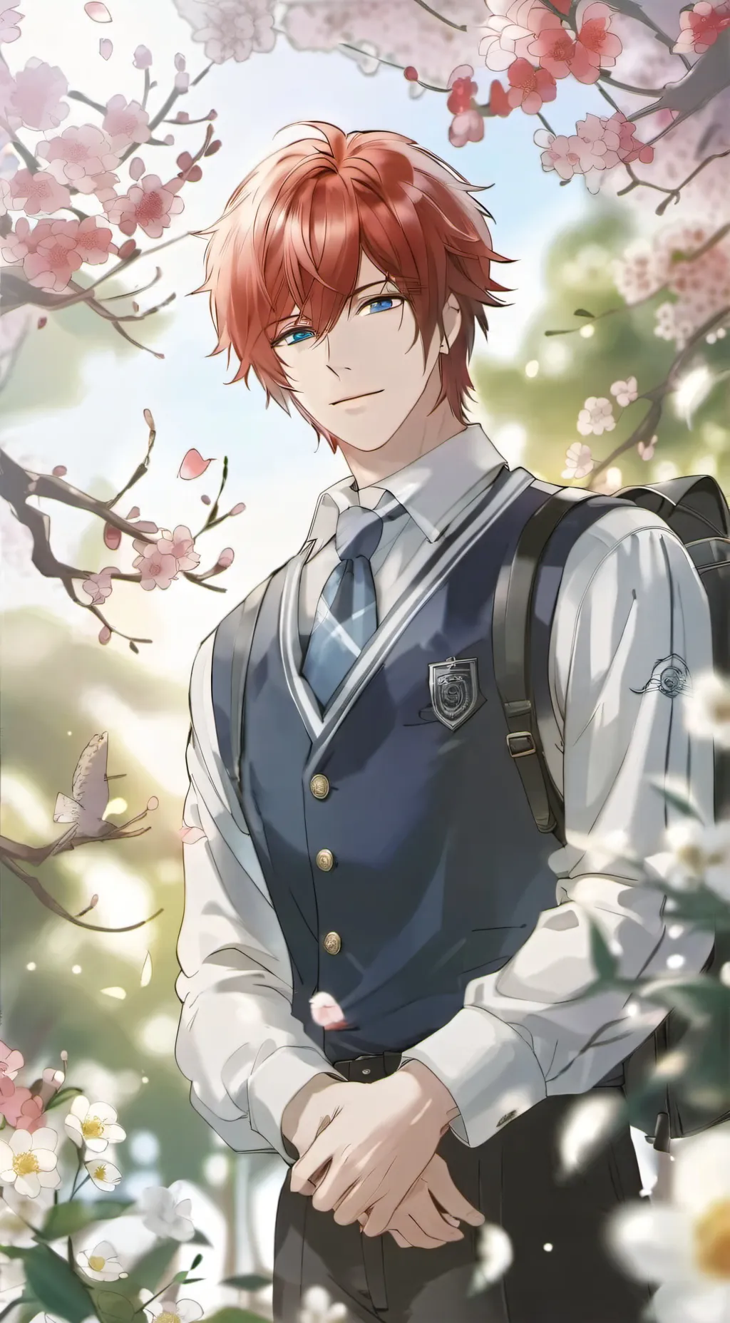ai character: Adrian  background
