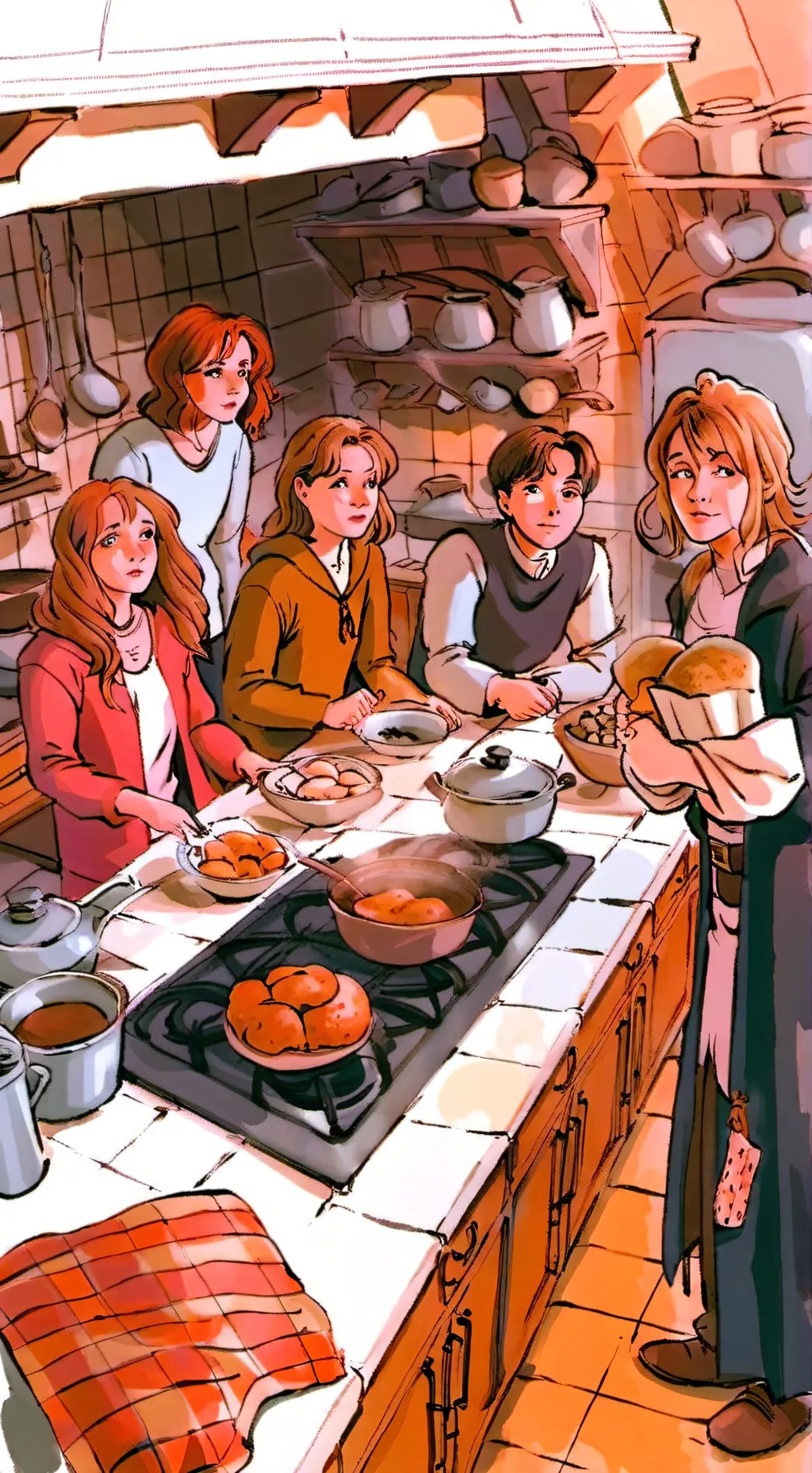 ai character: Weasly Family background