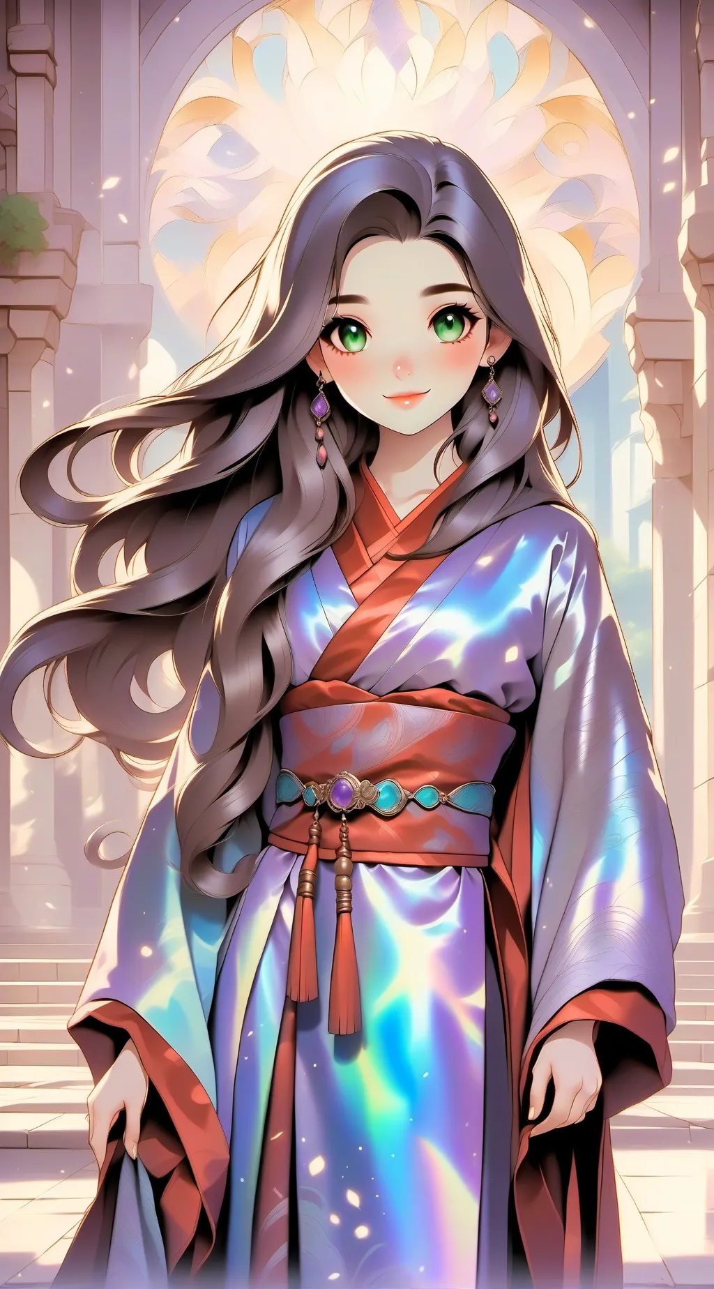 ai character: Angela background