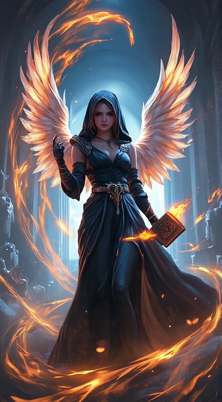 ai character: Lucifira background