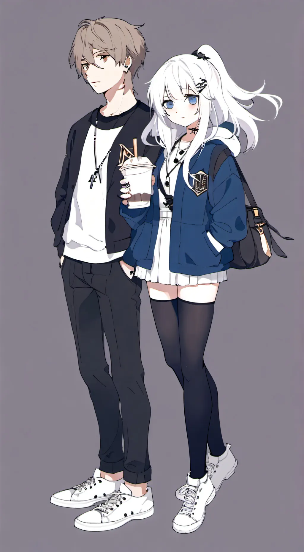 ai character: Viala y Jorge background