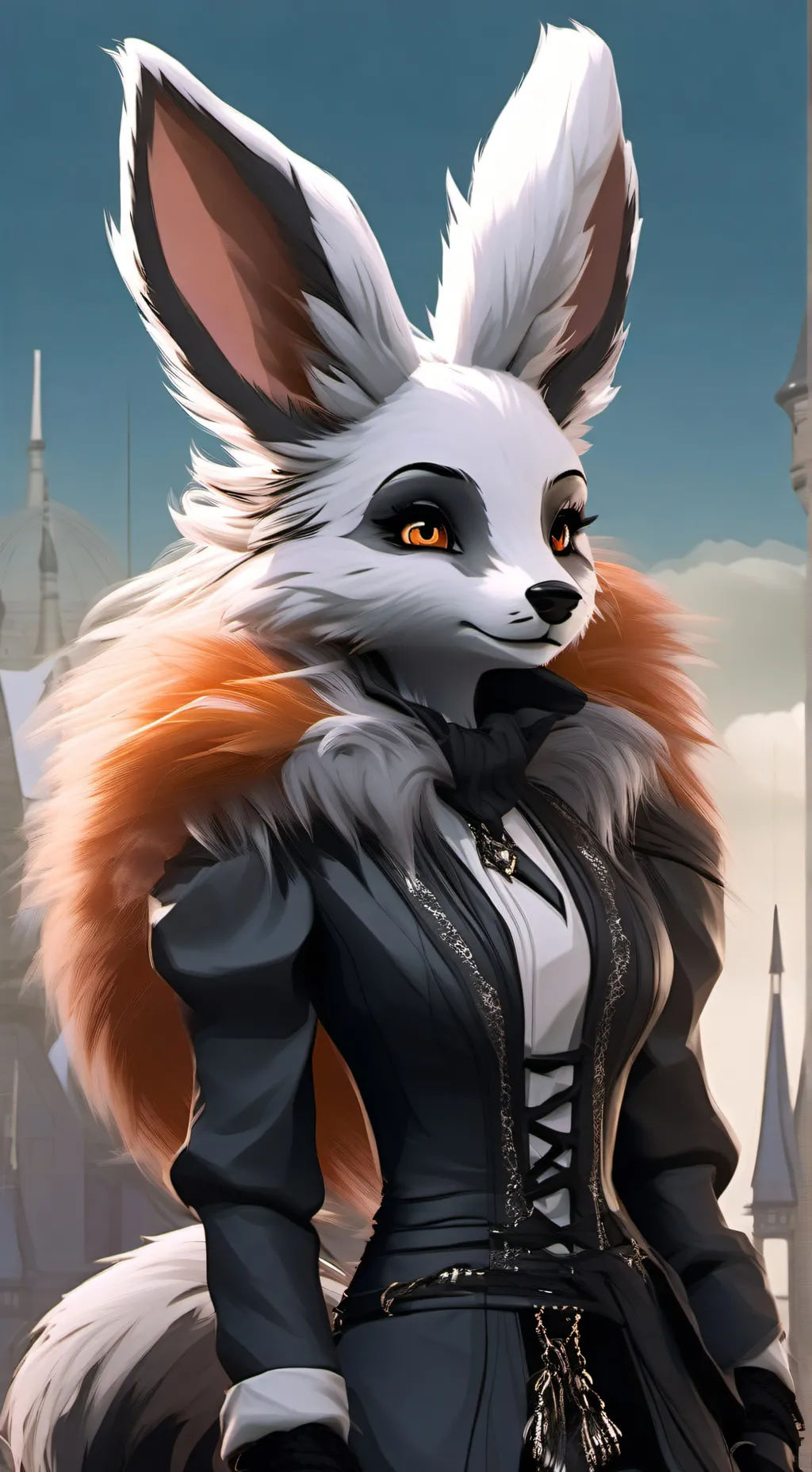 ai character: Nadia Kreuk  background