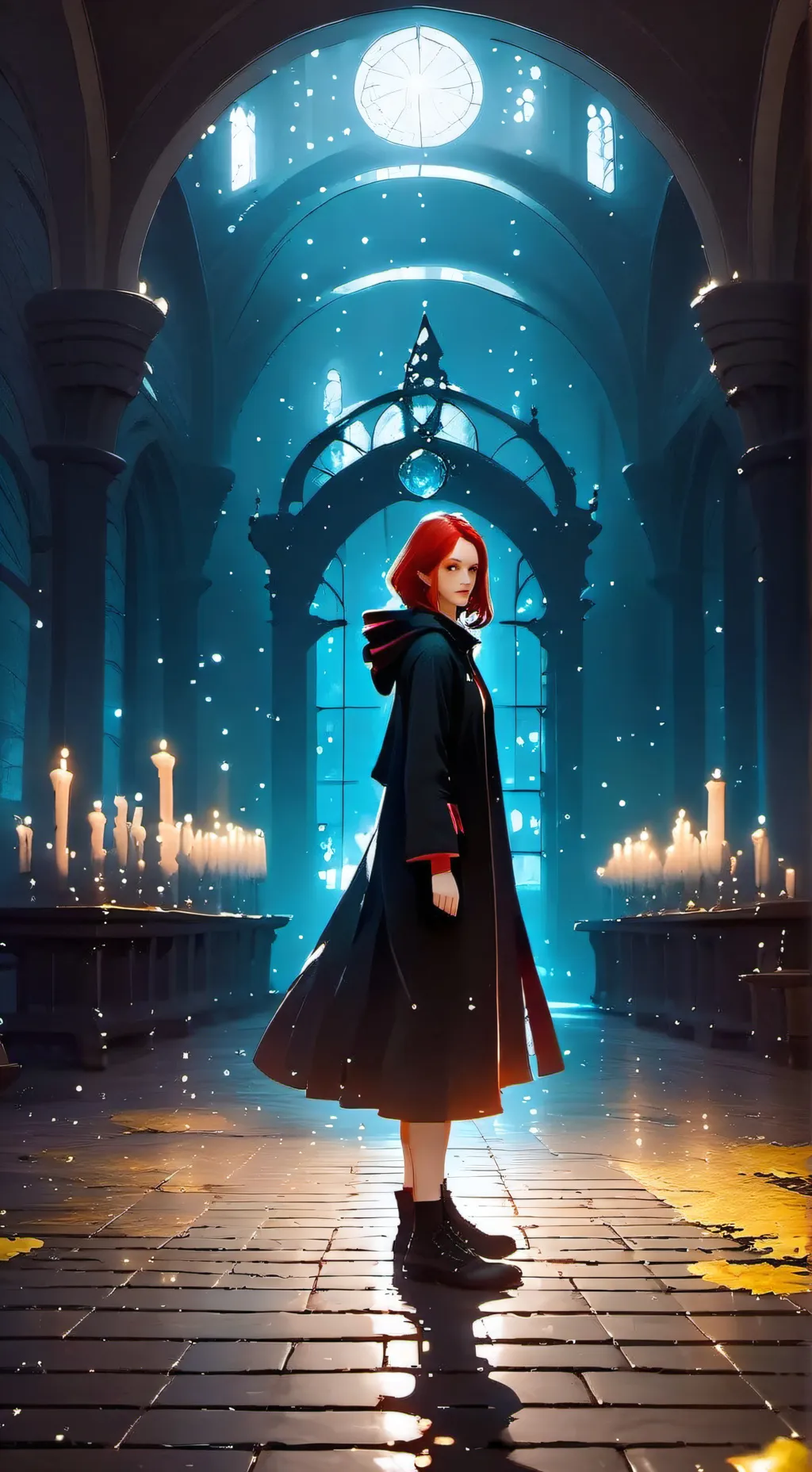 ai character: Hogwarts background