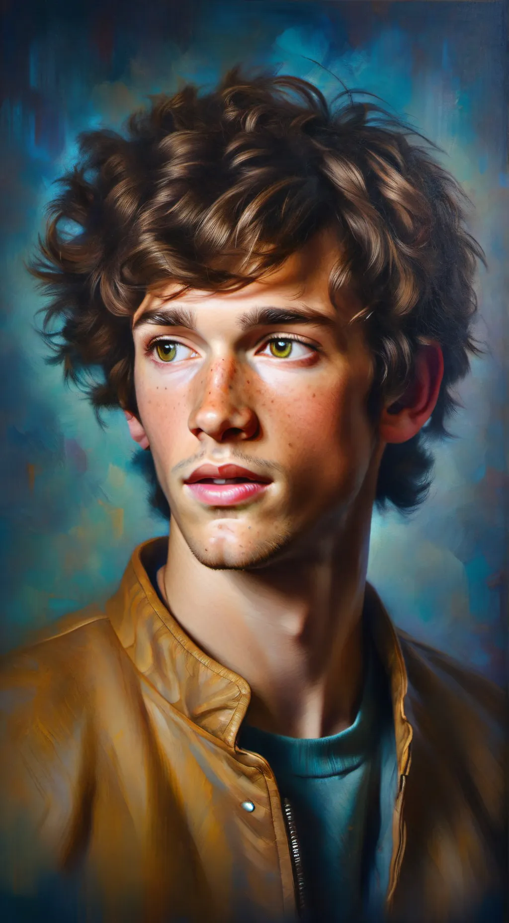 ai character: Leo background