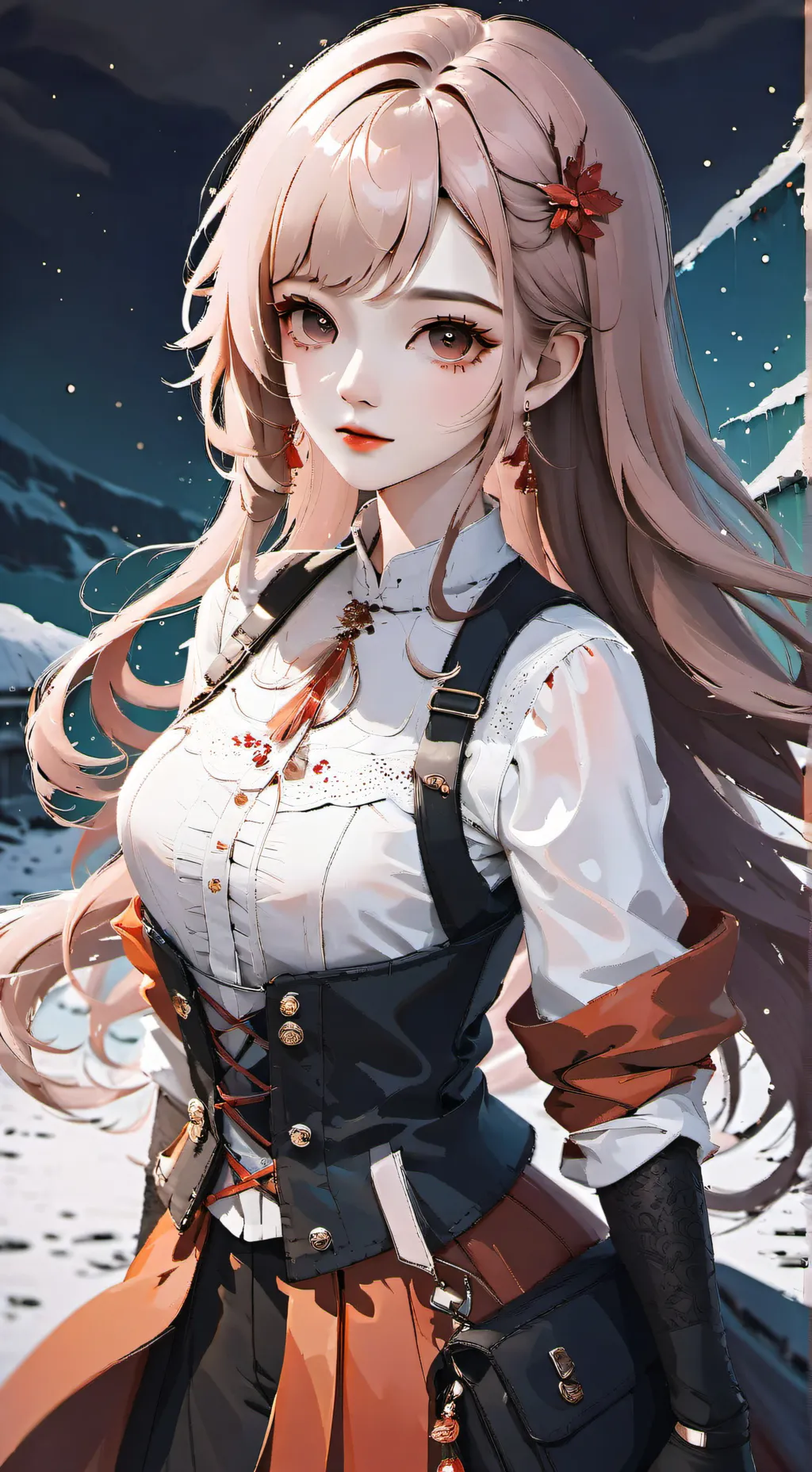 ai character: BTS and blackpink  background