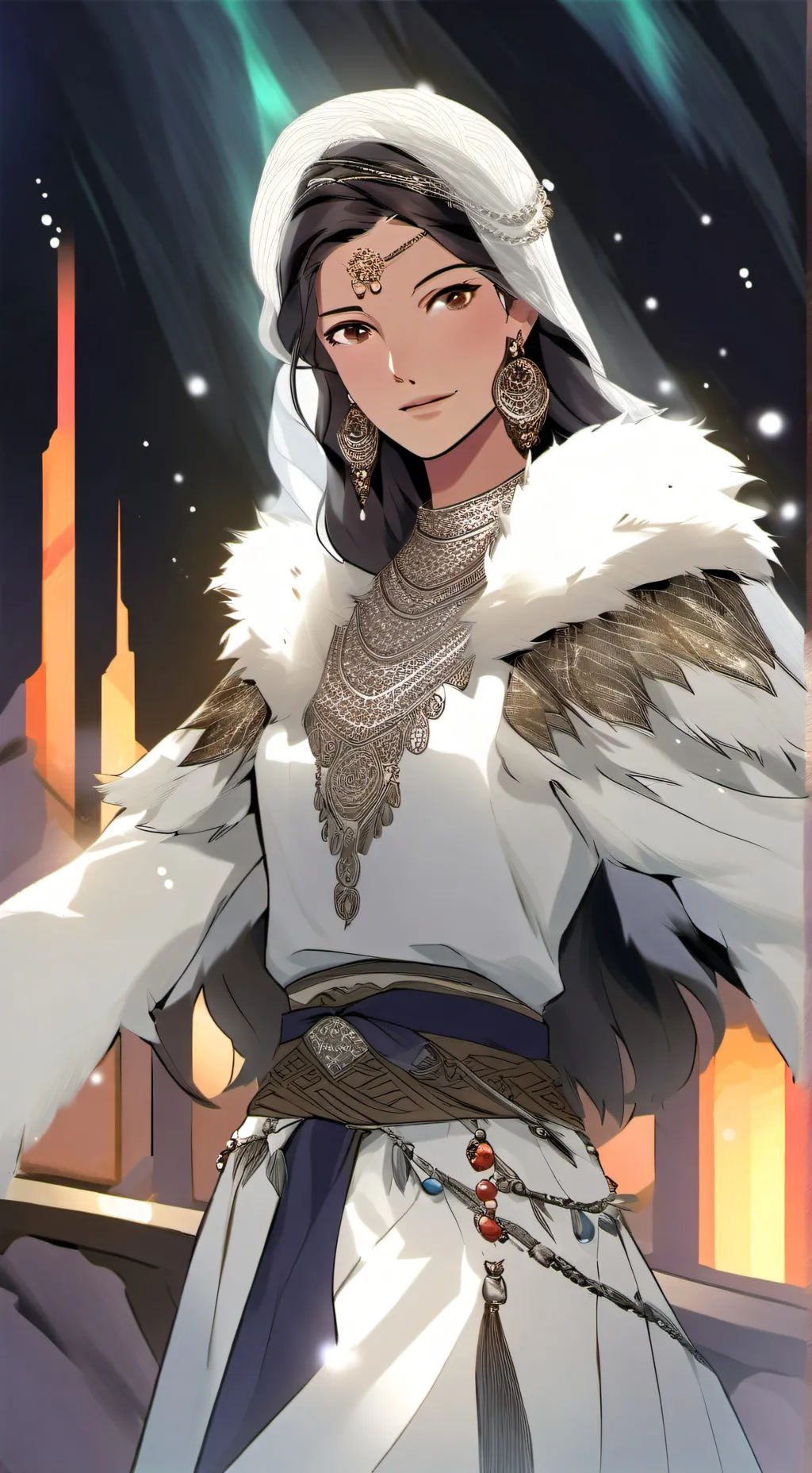 ai character: Elara background