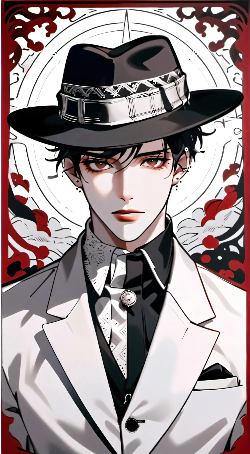 ai character: kny demons party background