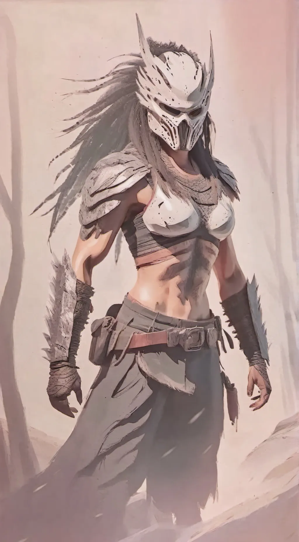 ai character: tu novia predator background