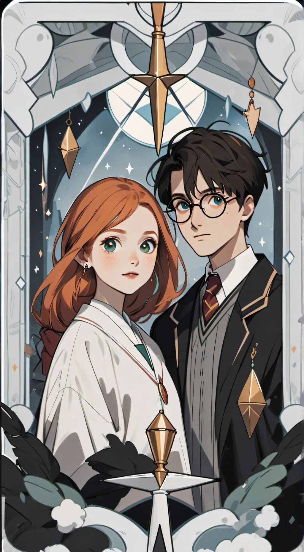 ai character: Hogwarts!!! background