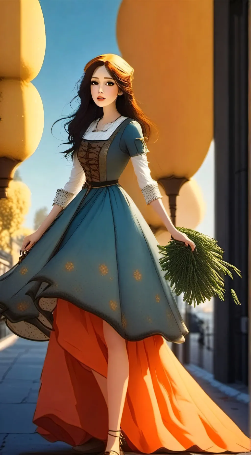ai character: maîtresse chiante  background