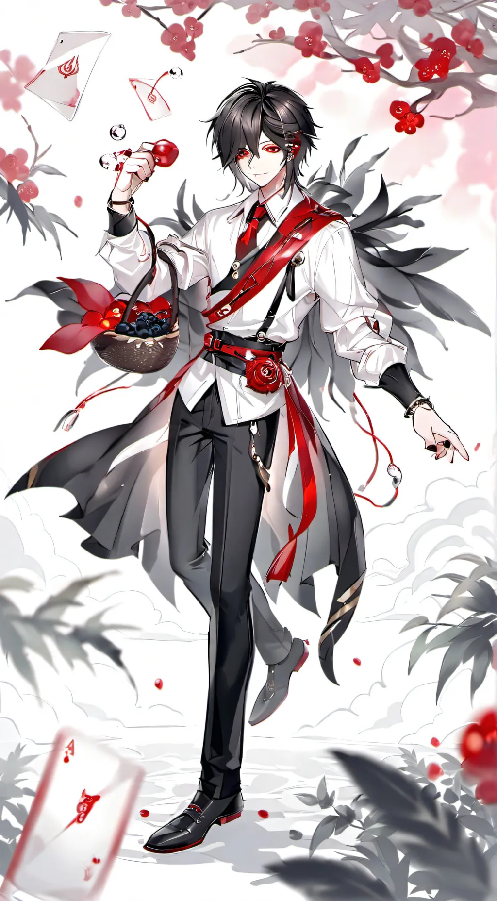 ai character: ABCD background