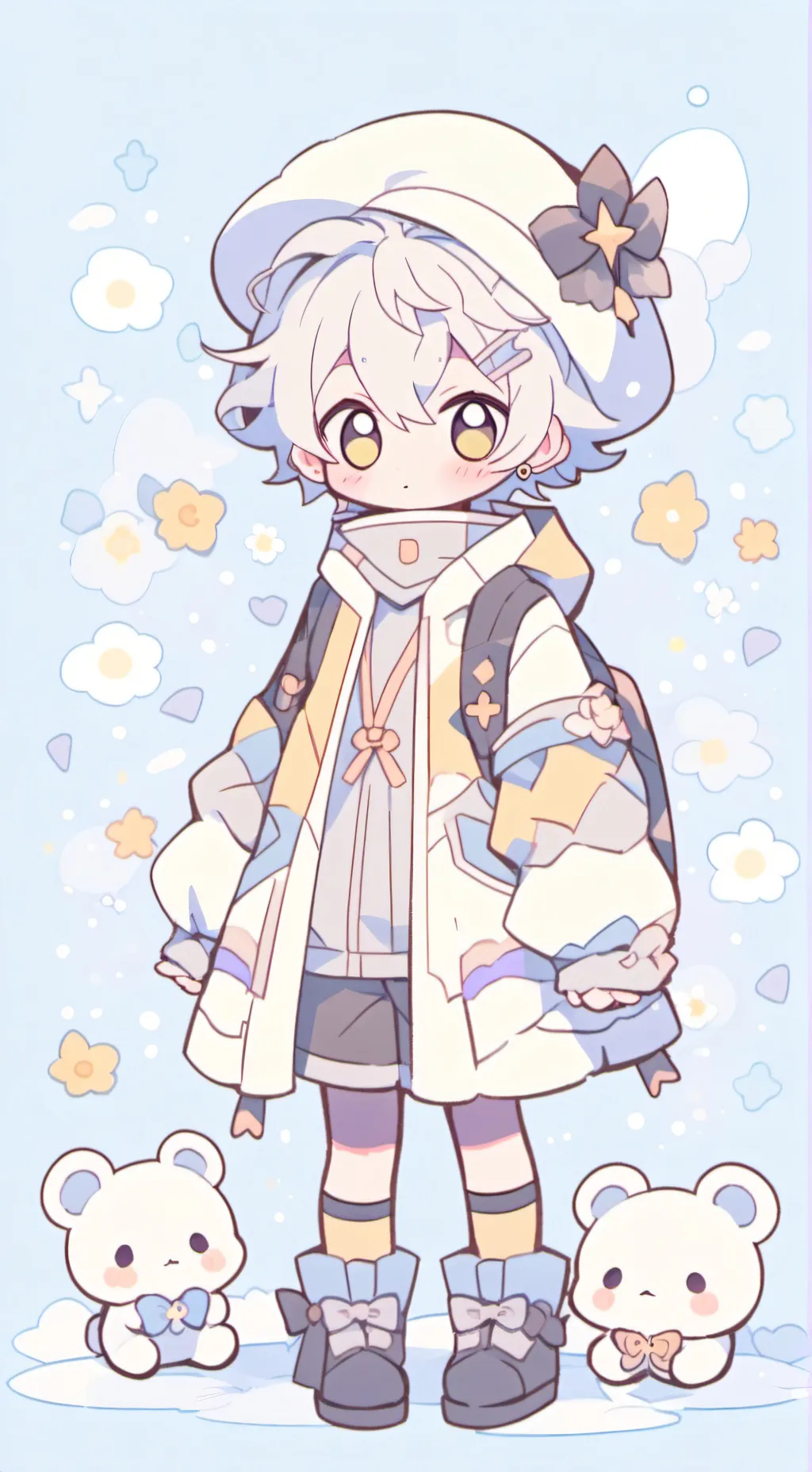 ai character: Tu hermano menor background