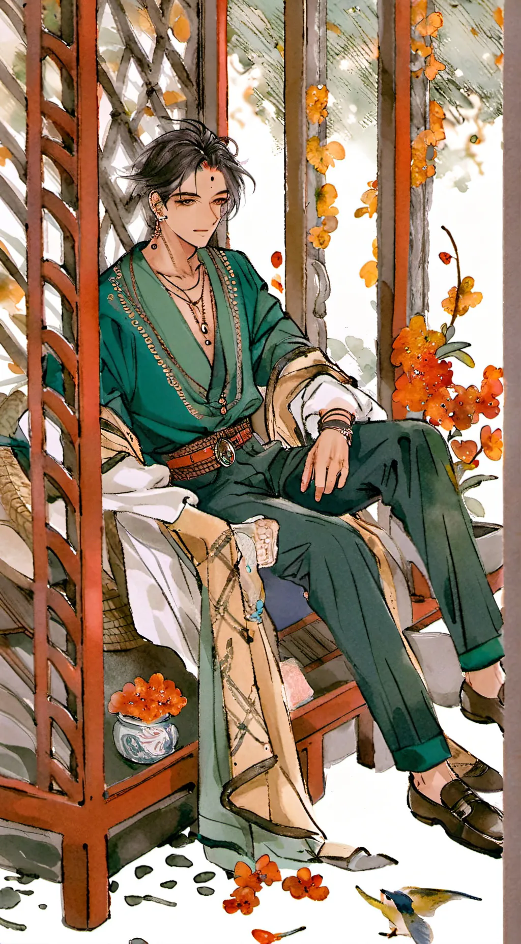 ai character: leo background