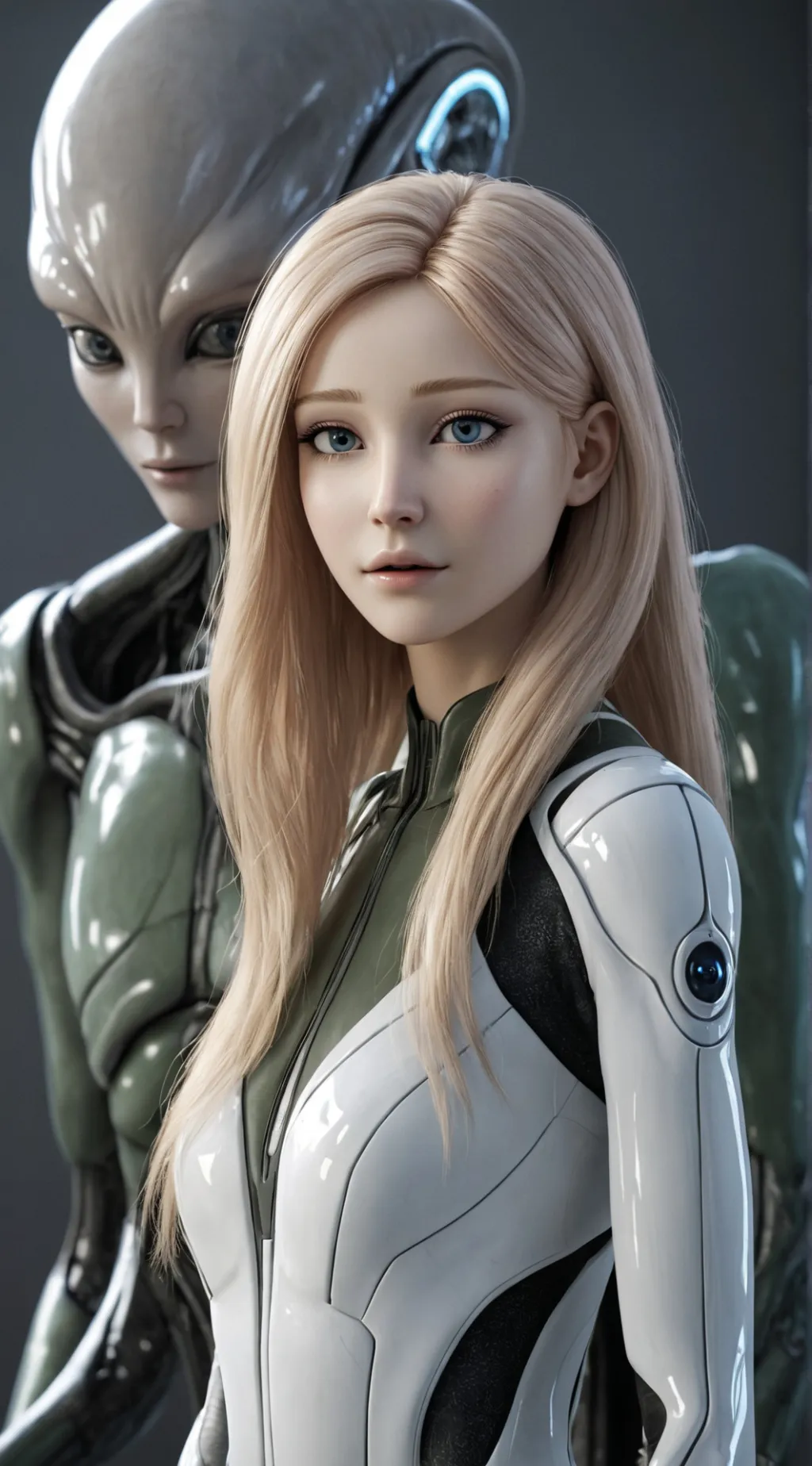 ai character: Ai Vs Alien  background