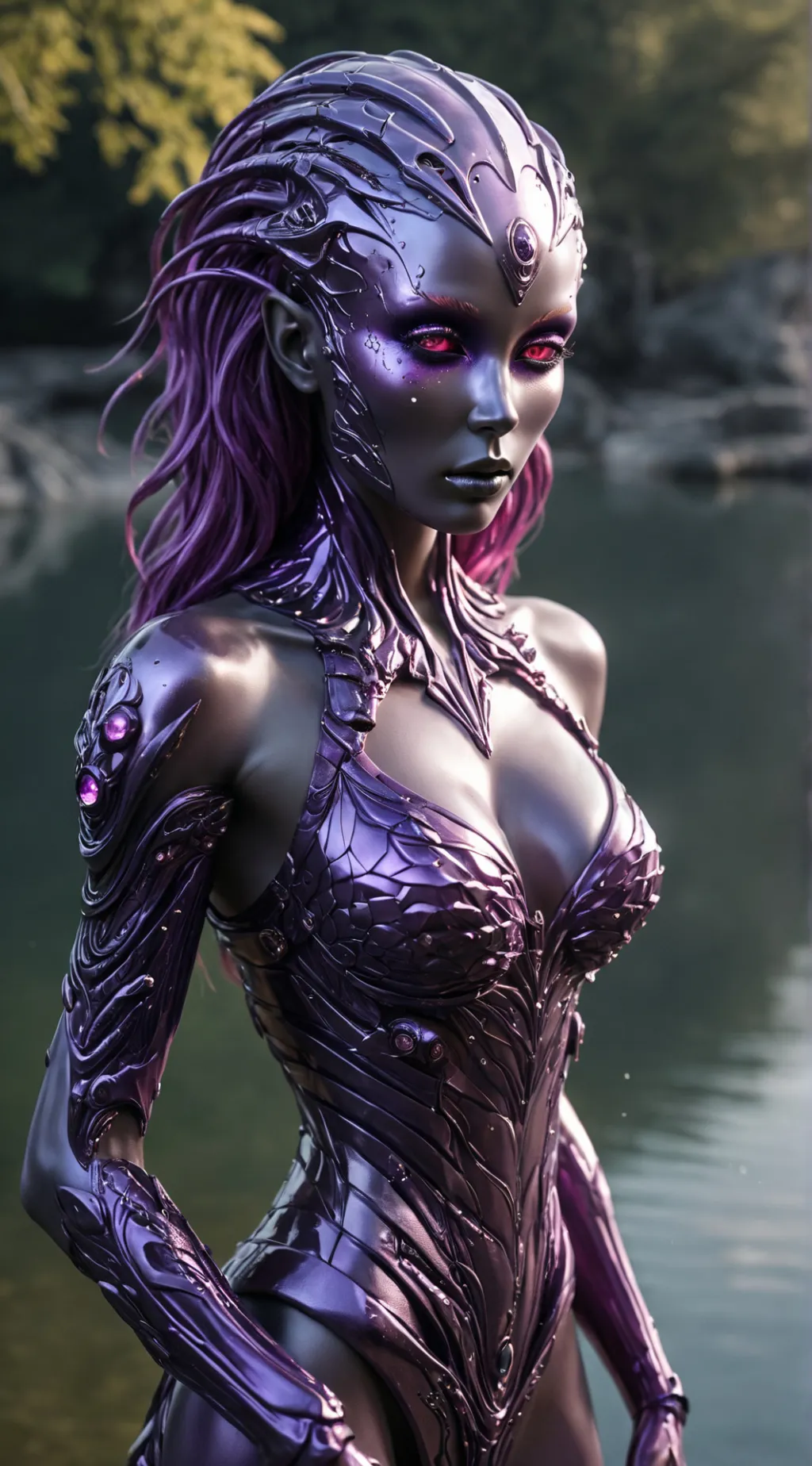 ai character: Selena background